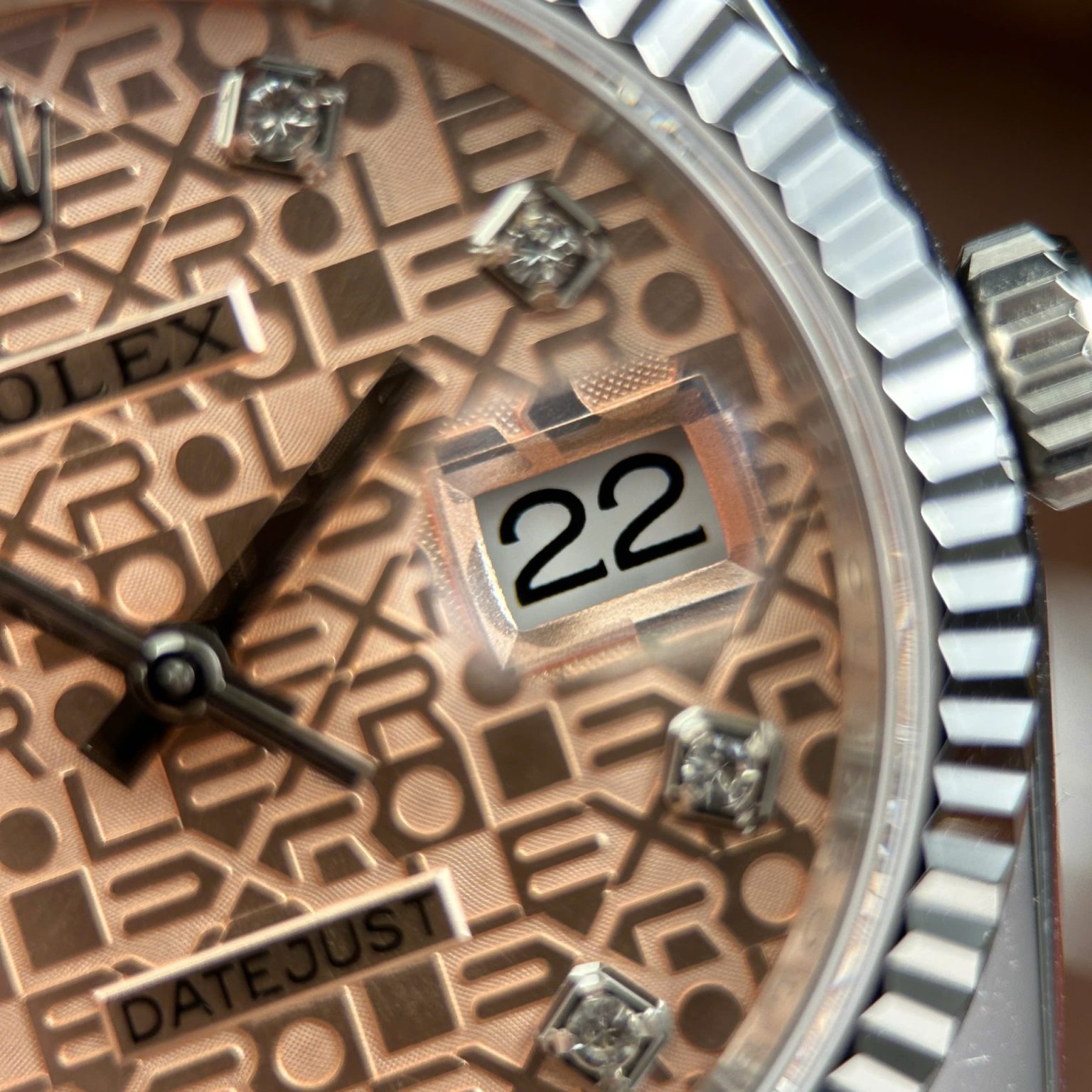 Rolex DateJust 126234 Pink Dial Jubilee Strap 36mm Swiss 1:1 Grade Automatic Watch - Image 8