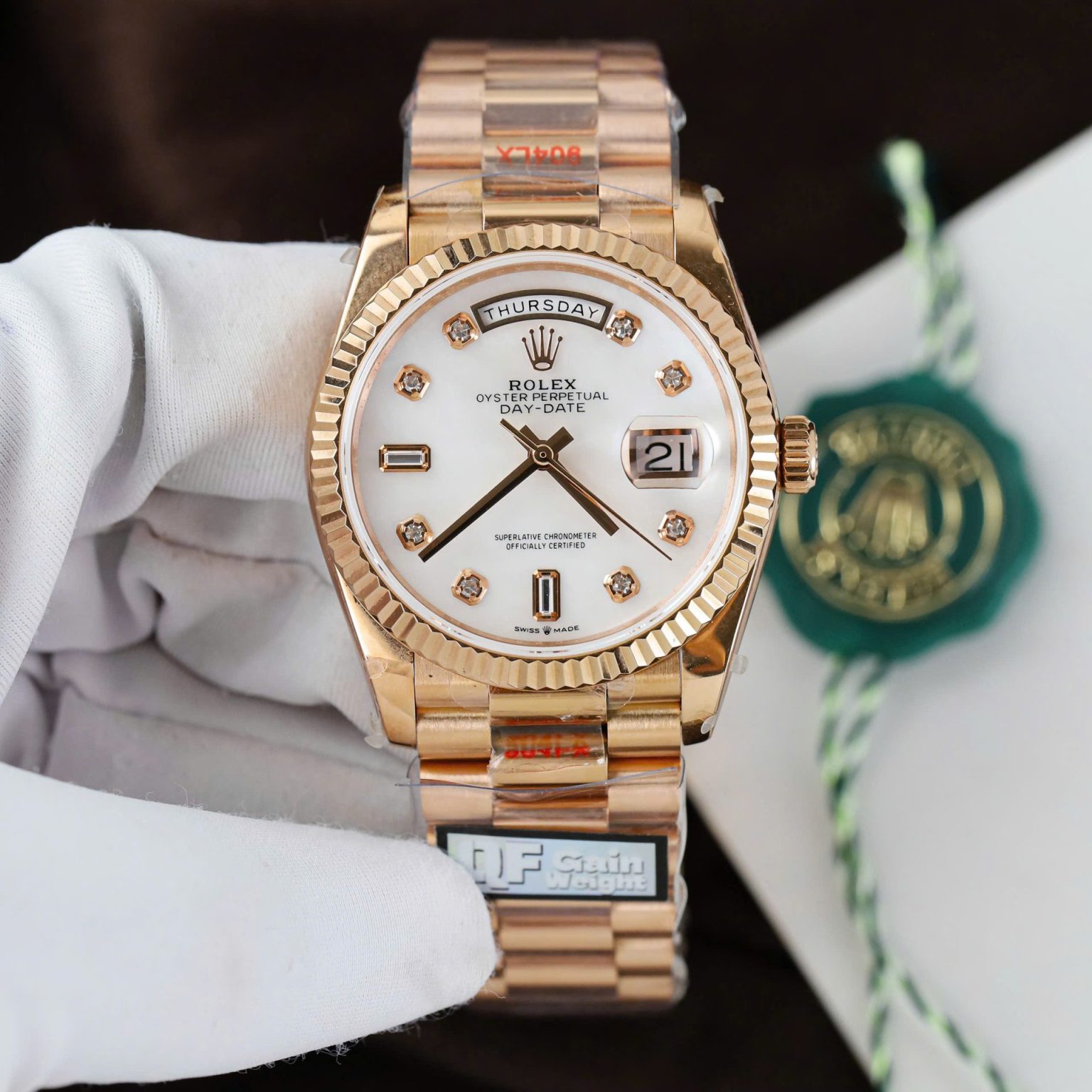Rolex Day-Date 128235 MOP Dial 36mm Swiss 1:1 Grade Automatic Watch ...