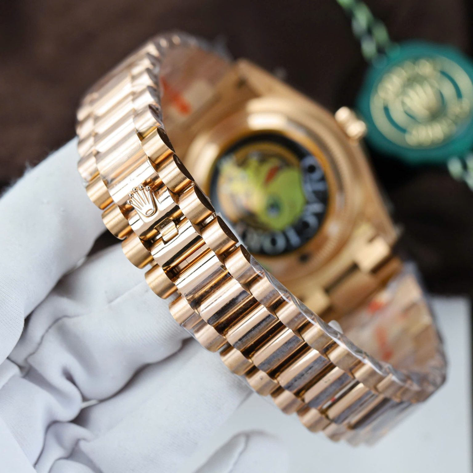 Rolex Day-Date 128235 MOP Dial 36mm Swiss 1:1 Grade Automatic Watch - Image 8