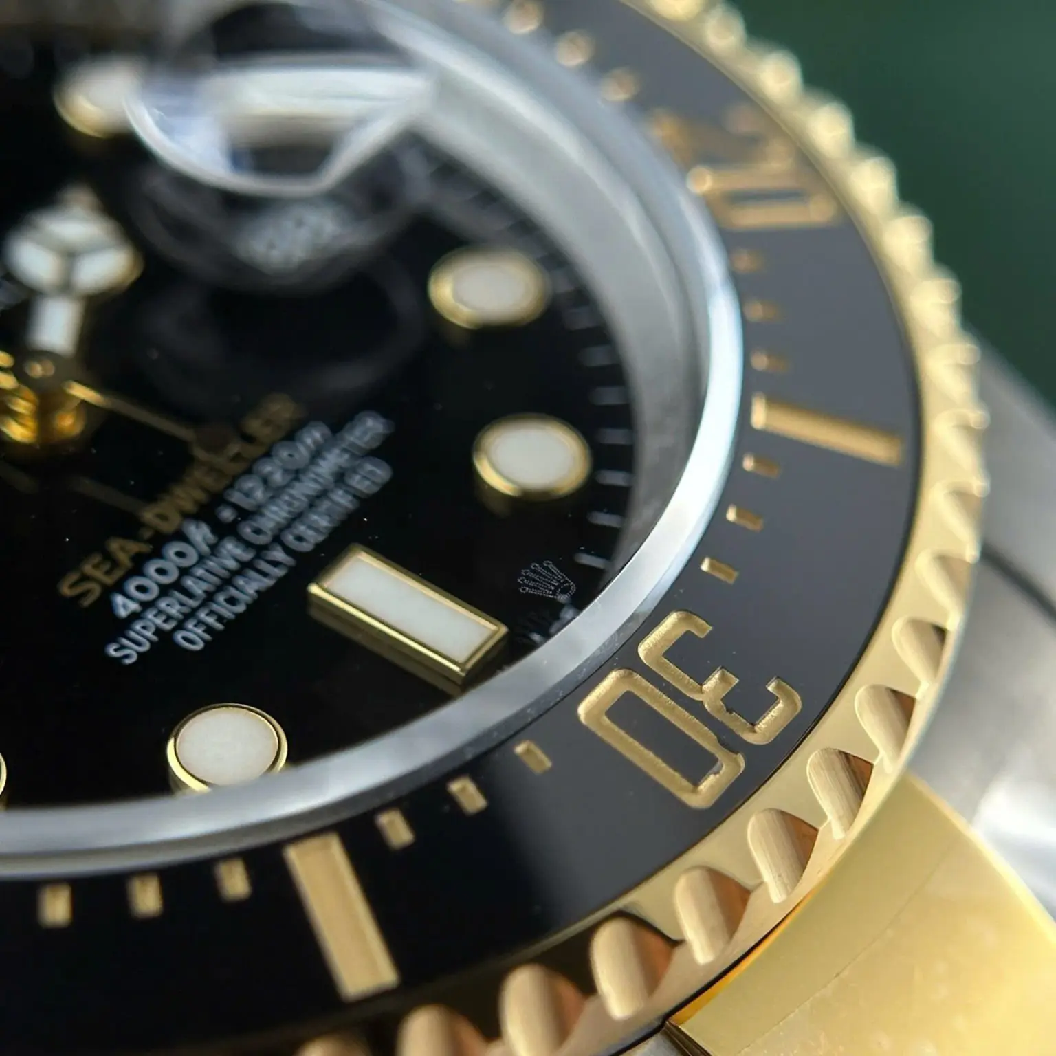 Rolex Sea-Dweller 126603 Demi Yellow Black Dial 43mm Swiss 1:1 Grade Automatic Watch - Image 5