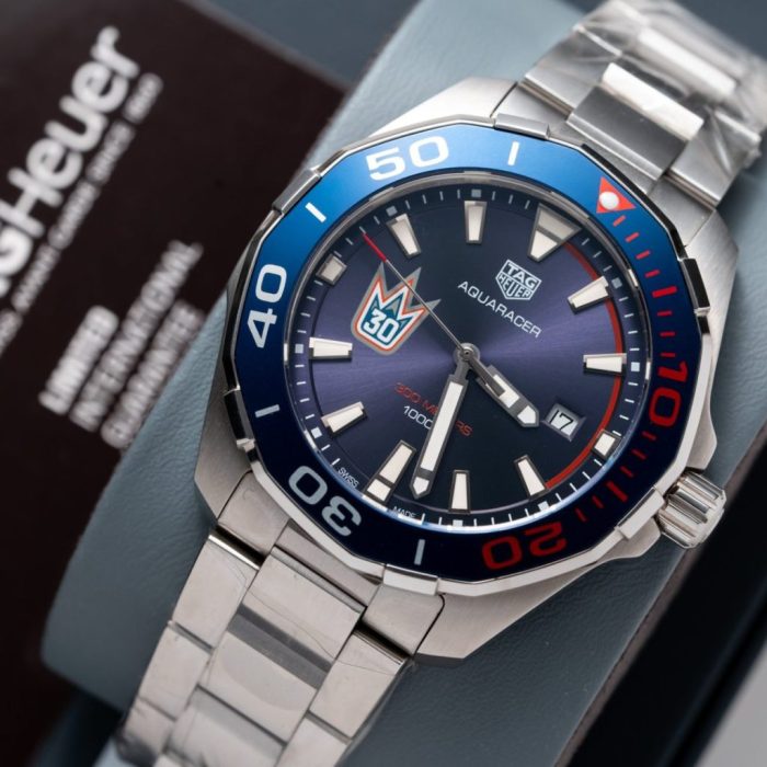 Tag Heuer Aquaracer Henrik Lundqvist Blue Dial 43mm Swiss 1:1 Grade Automatic Watch