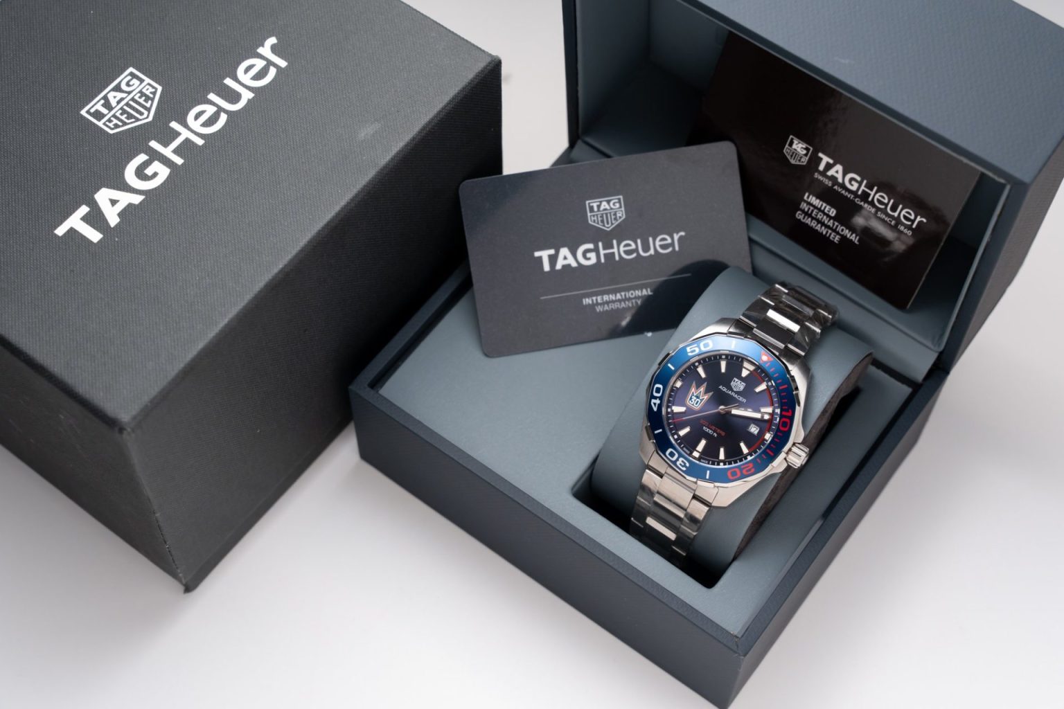 Tag Heuer Aquaracer Henrik Lundqvist Blue Dial 43mm Swiss 1:1 Grade Automatic Watch - Image 5