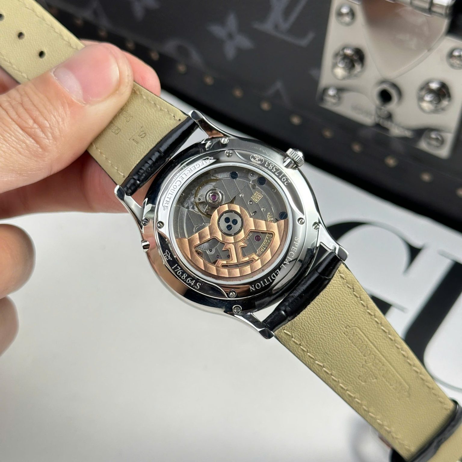 Jaeger LeCoultre Master Ultrathin Perpetual Calendar Silver Dial 39mm Swiss 1:1 Grade Automatic Watch - Image 10