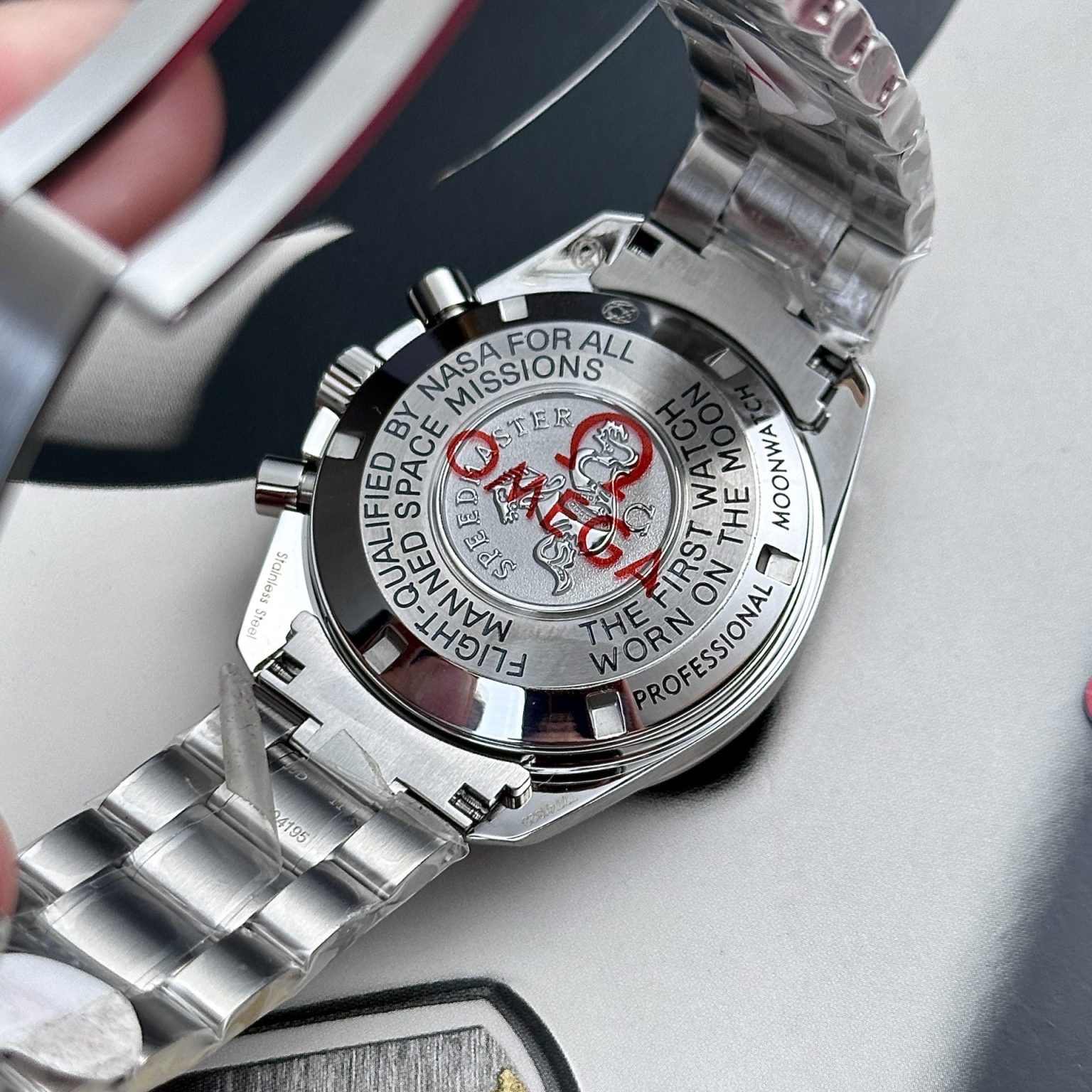 Omega Speedmaster Moonwatch Swiss 1:1 Grade Replica Black Dial Automatic 42mm - Image 3