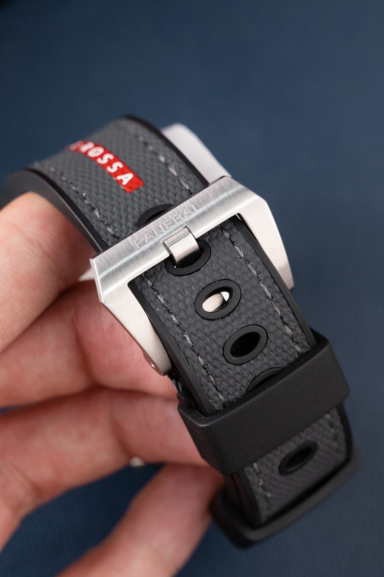 Panerai Submersible Luna Rossa PAM01579 White Dial Grey Strap Swiss 1:1 Grade Watch - Image 13