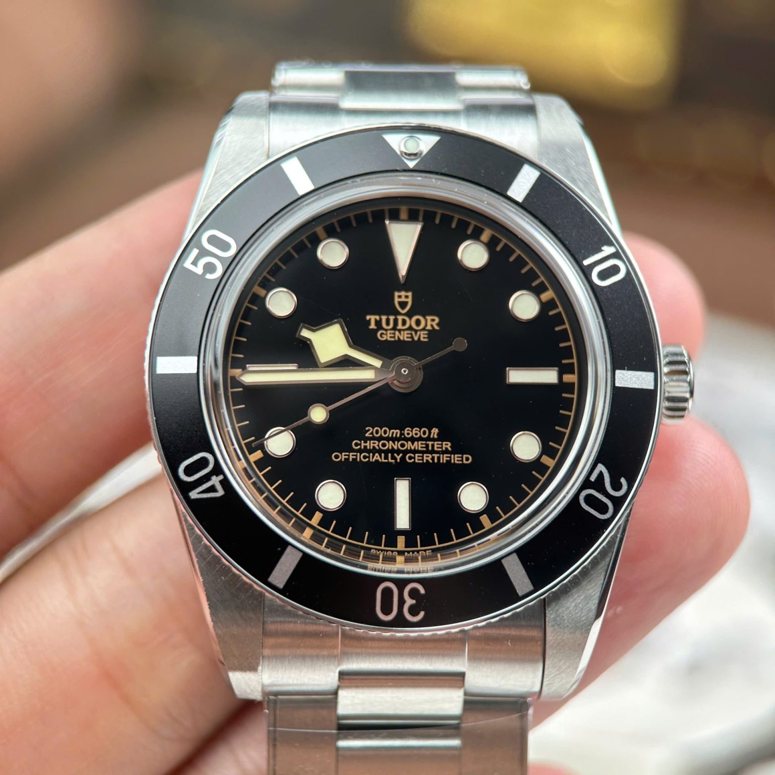 Tudor Black Bay Fifty-Four Swiss 1:1 Grade Imitation Watch Black Dial Automatic 37mm - Image 3