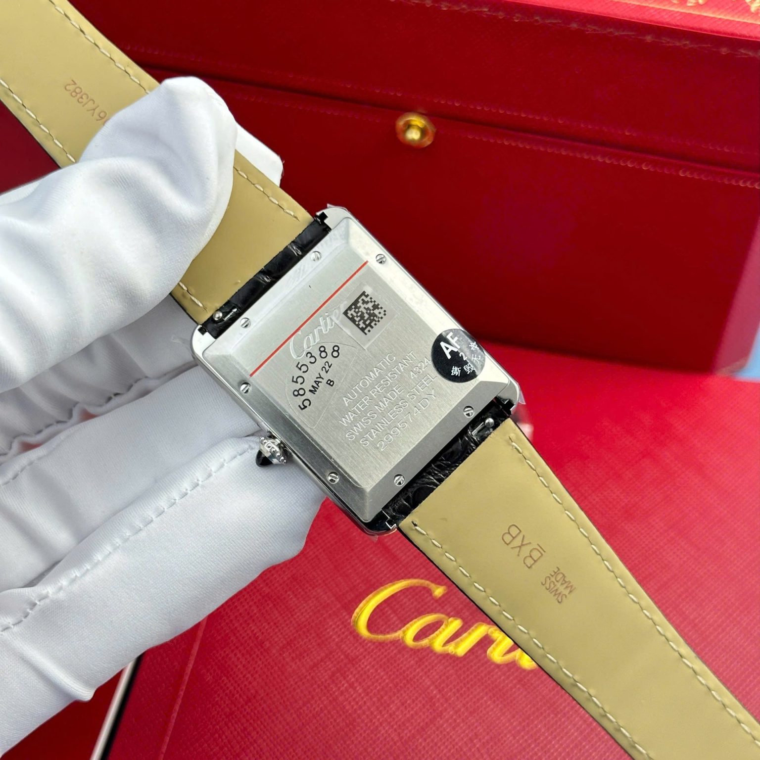 Cartier Tank Must Extra-Large Swiss 1:1 Grade Knock-Off Watch White Dial Automatic 31x41mm - Image 7