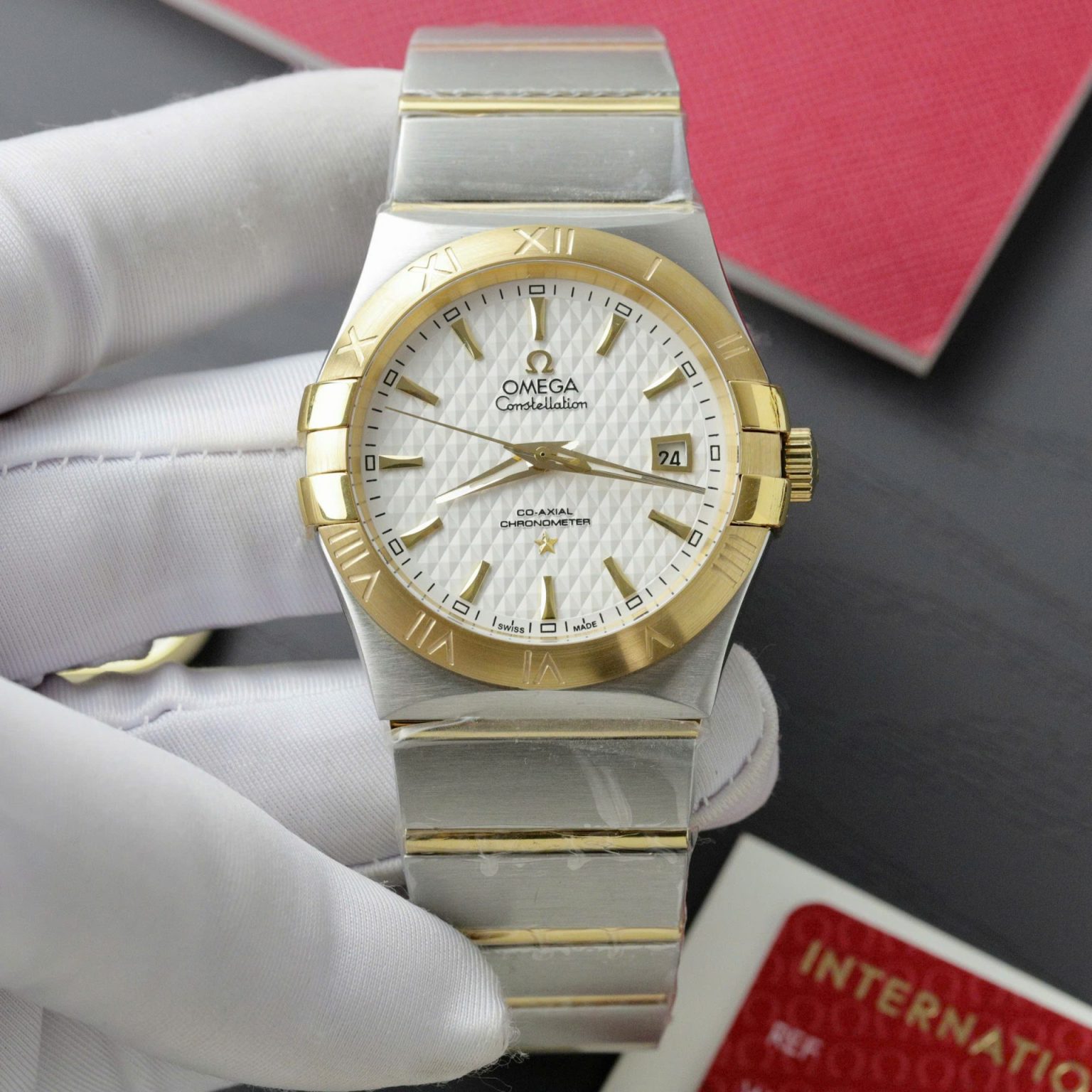 Omega Constellation Co-Axial Swiss 1:1 Grade Watch Metal Bracelet Automatic 38mm