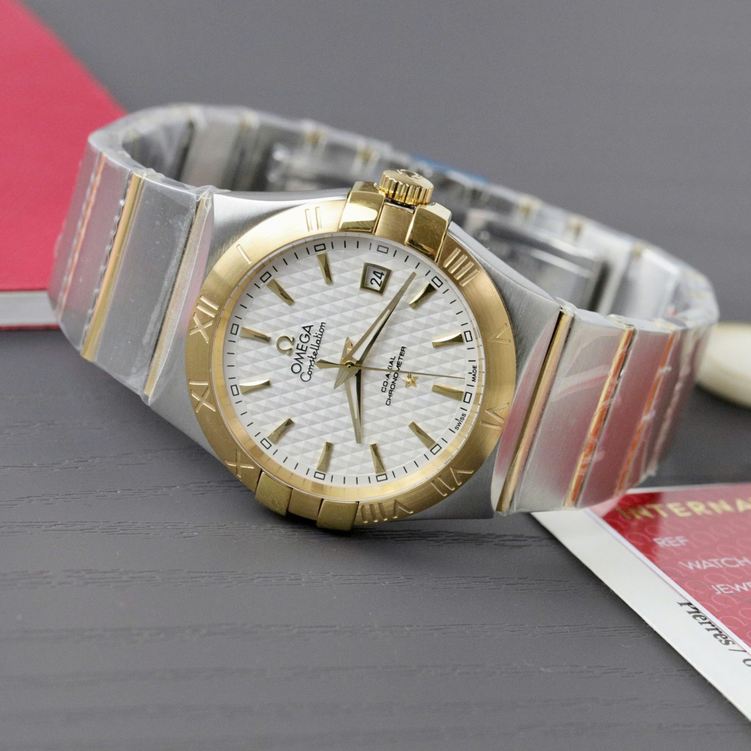 Omega Constellation Co-Axial Swiss 1:1 Grade Watch Metal Bracelet Automatic 38mm - Image 2