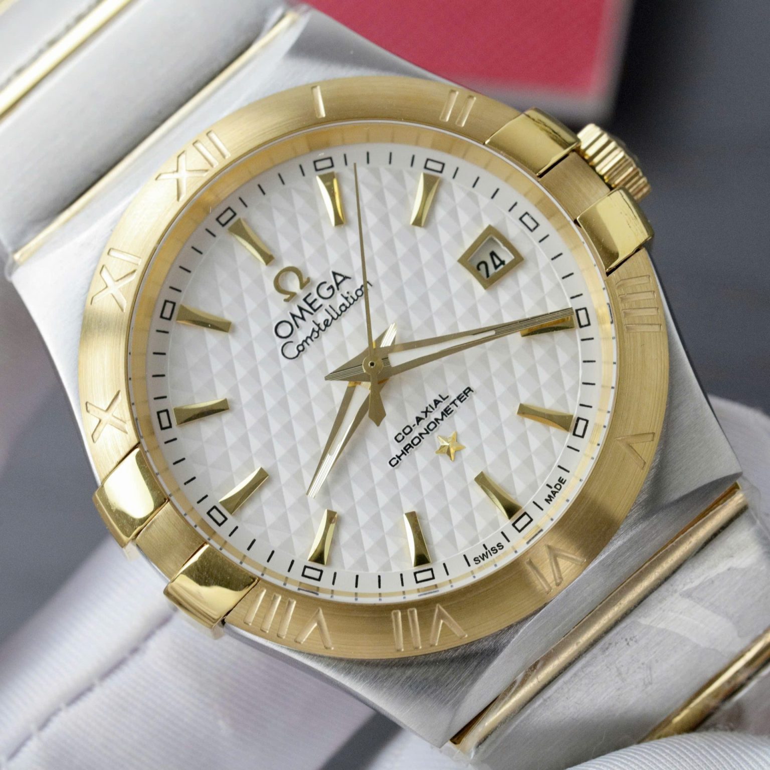 Omega Constellation Co-Axial Swiss 1:1 Grade Watch Metal Bracelet Automatic 38mm - Image 3