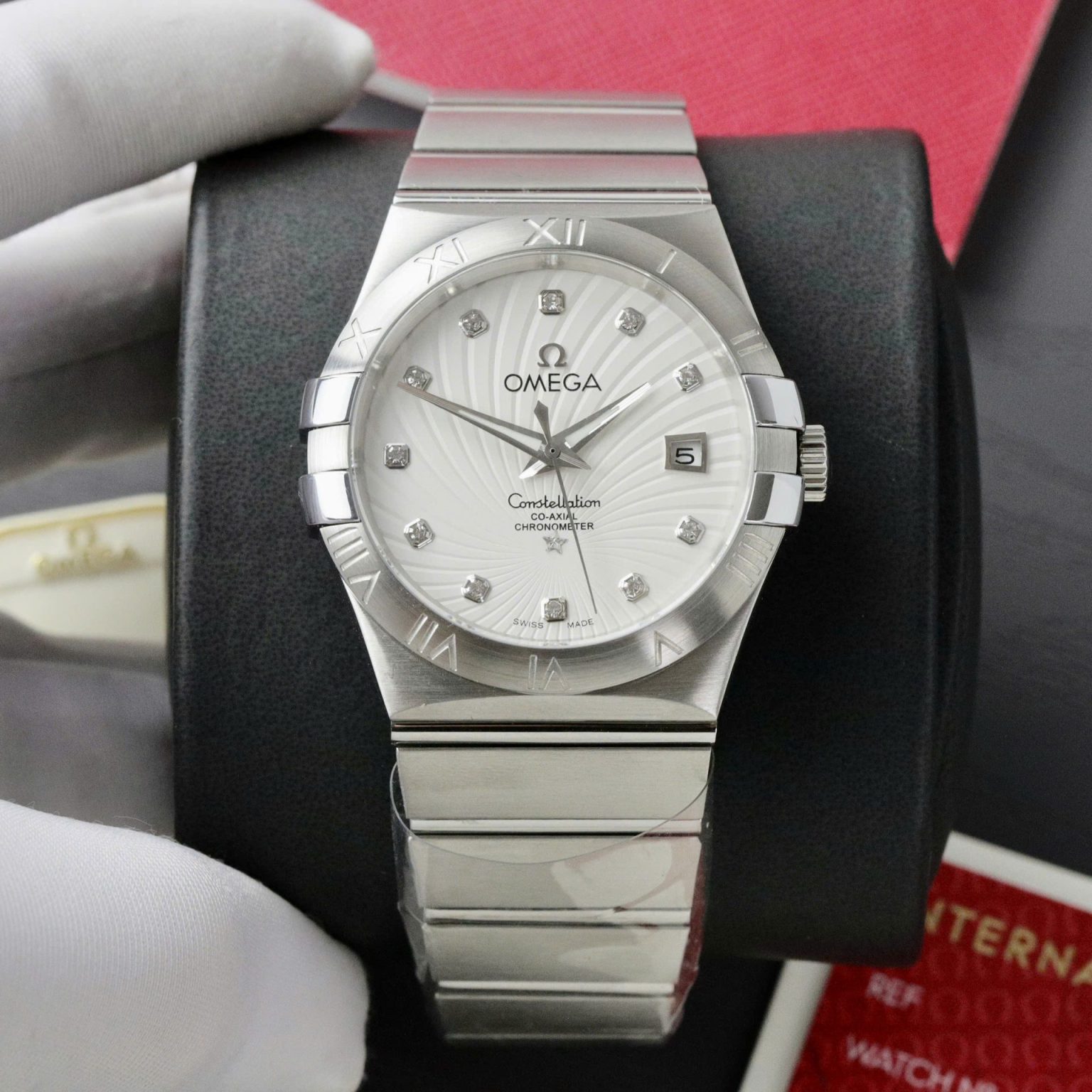 Omega Constellation Co-Axial Swiss 1:1 Grade Watch White Dial Automatic 38mm