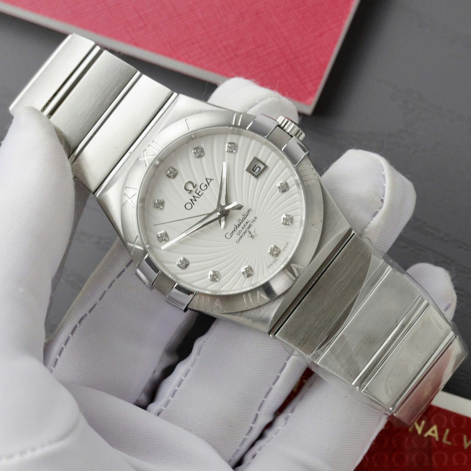 Omega Constellation Co-Axial Swiss 1:1 Grade Watch White Dial Automatic 38mm - Image 2