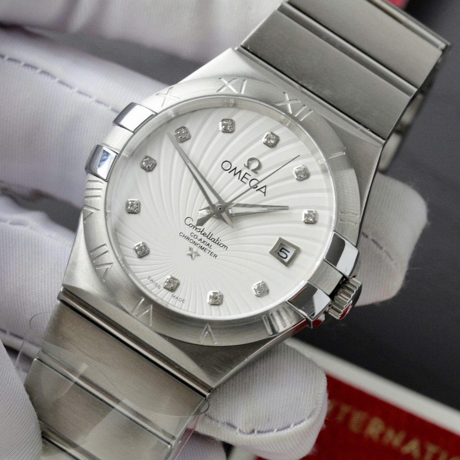 Omega Constellation Co-Axial Swiss 1:1 Grade Watch White Dial Automatic 38mm - Image 3