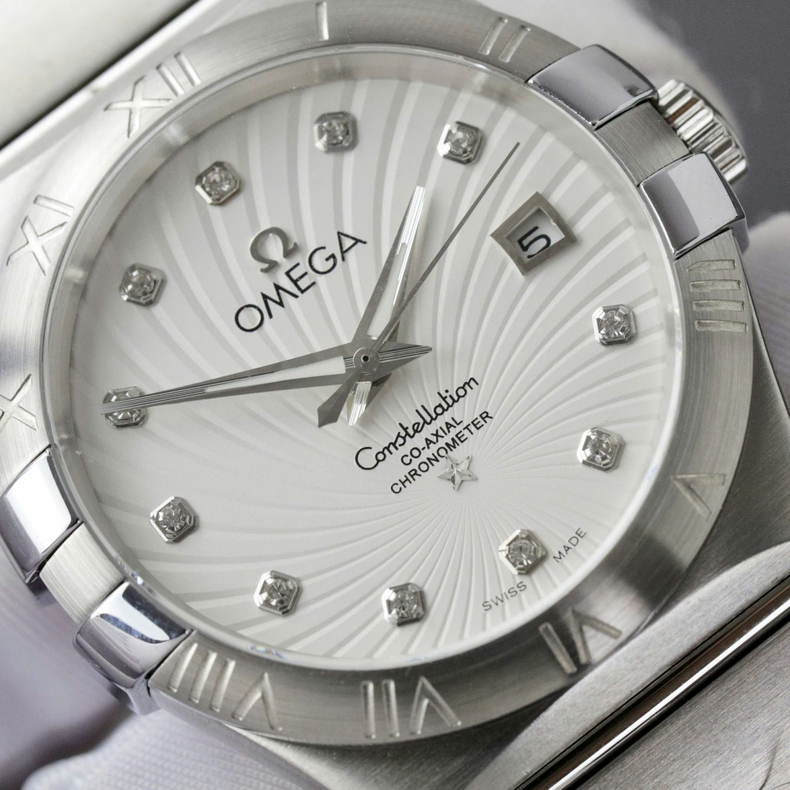 Omega Constellation Co-Axial Swiss 1:1 Grade Watch White Dial Automatic 38mm - Image 6