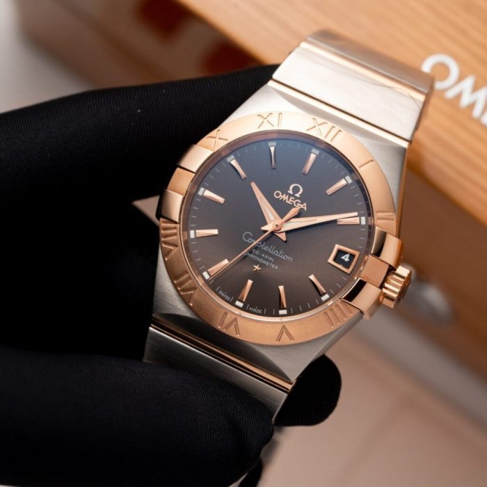 Omega Constellation Swiss 1:1 Grade Watch Brown Dial Automatic 38mm