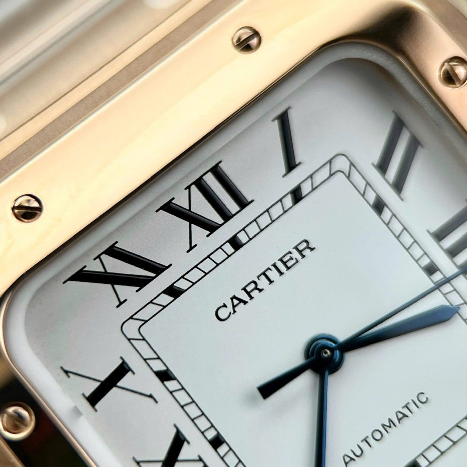 Cartier Santos WGSA0018 Swiss 1:1 Grade Watch Yellow Dial Automatic 39.8mm - Image 2