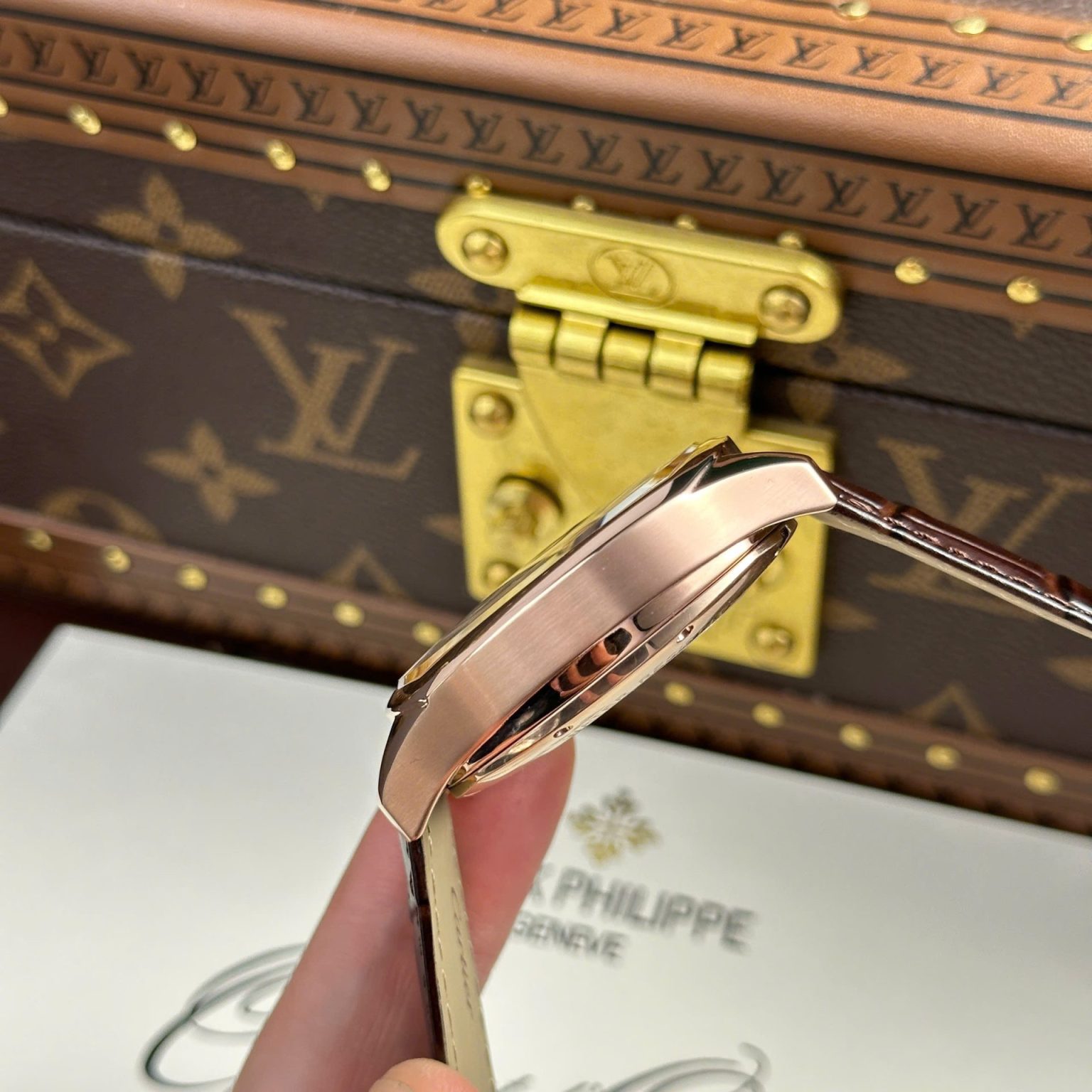 Cartier Drive Tourbillon Swiss 1:1 Grade Watch Guiloche Dial Leather Strap 41mm - Image 12