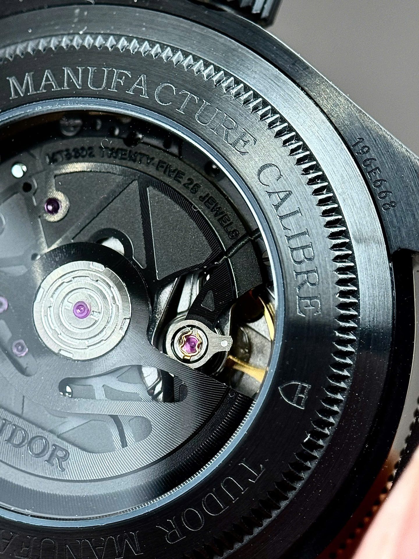 Tudor Black Bay Black Ceramic Swiss 1:1 Grade Watch Leather Strap Automatic 41mm - Image 7