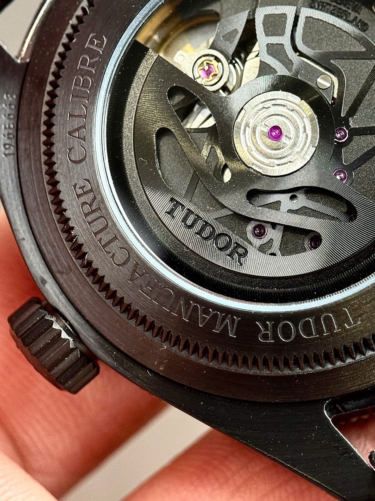 Tudor Black Bay Black Ceramic Swiss 1:1 Grade Watch Leather Strap Automatic 41mm - Image 8