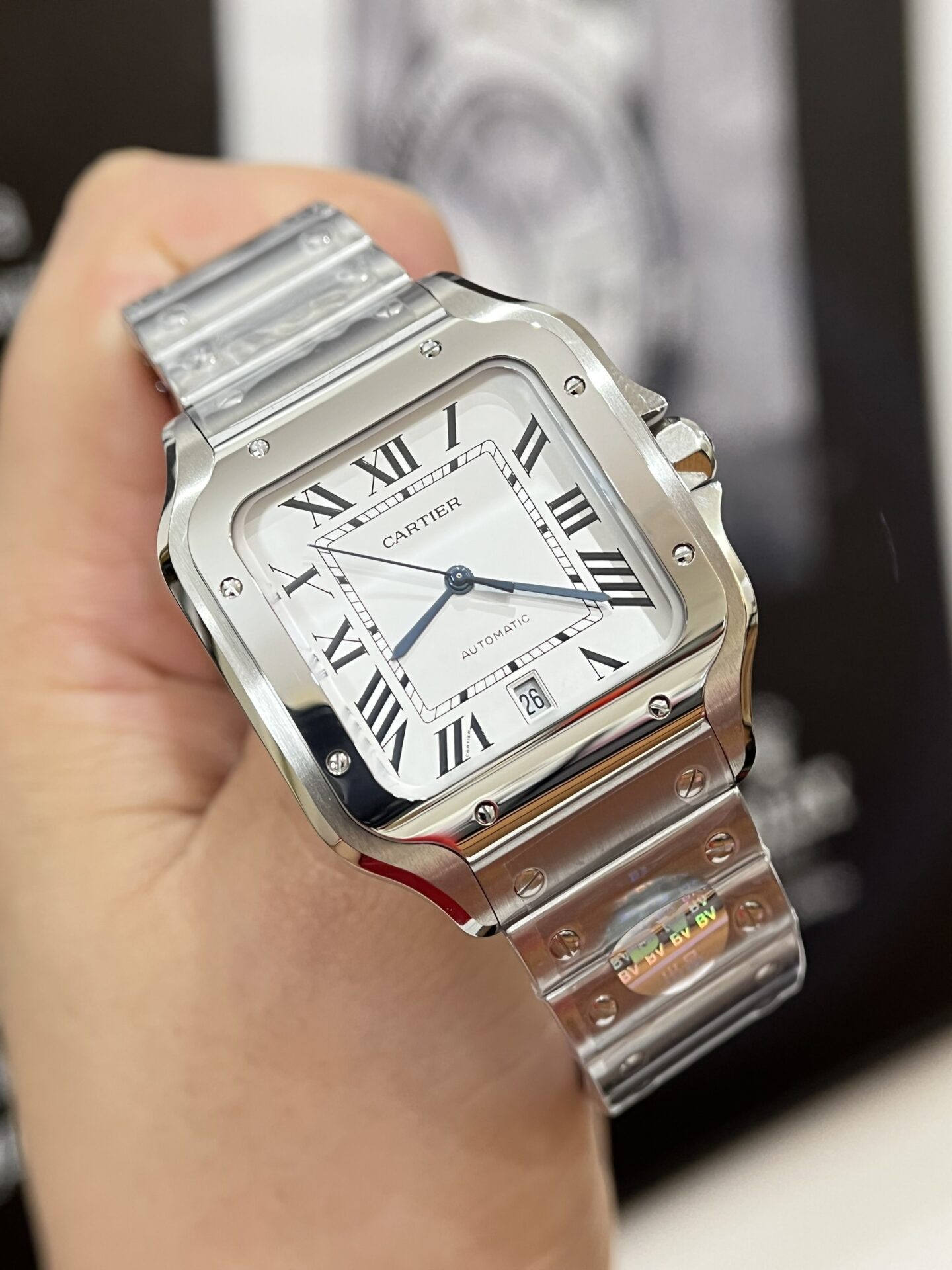 Cartier Santos WSSA0018 Swiss 1:1 Grade Replica Watch White Dial 39.8mm