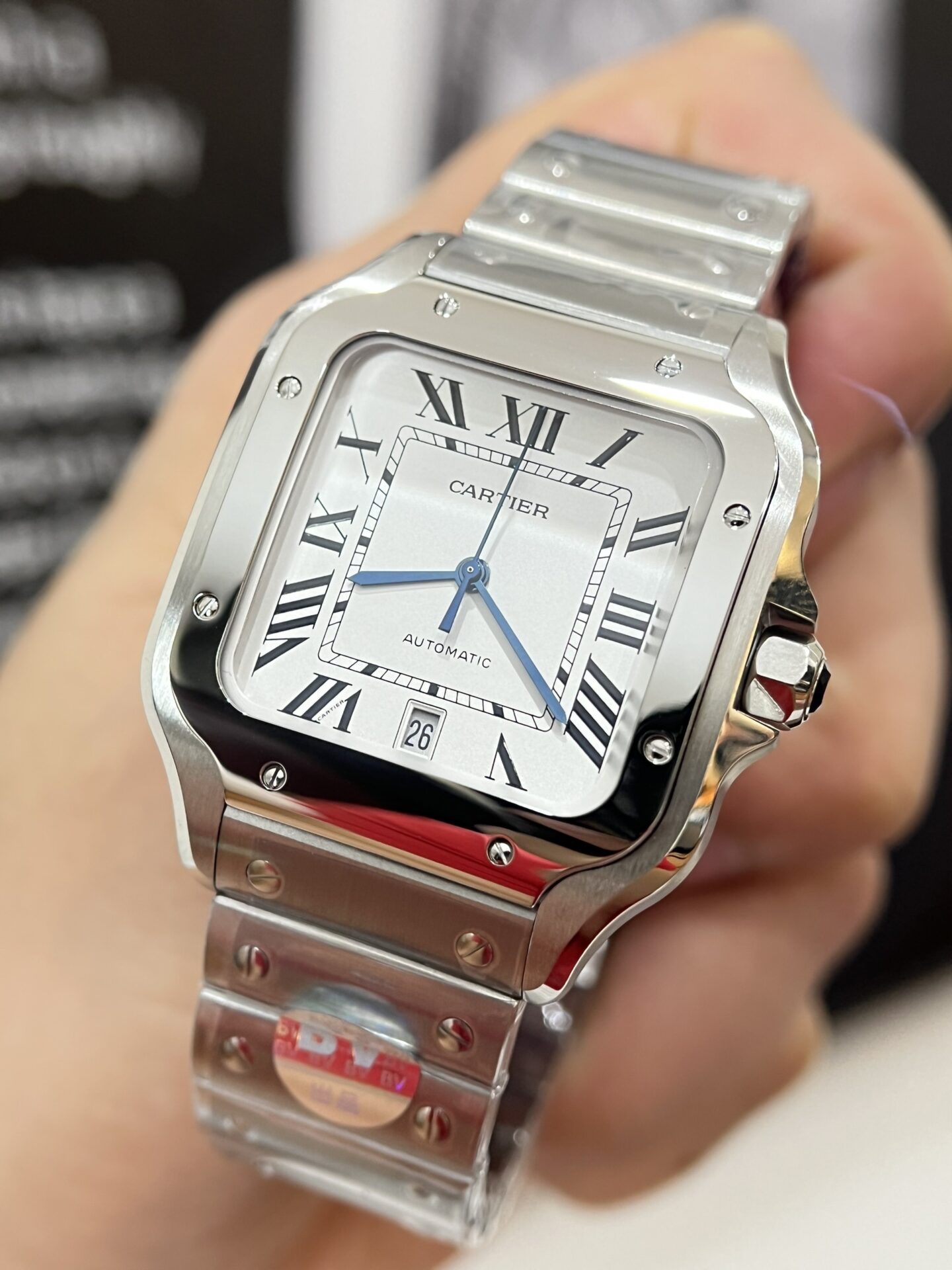 Cartier Santos WSSA0018 Swiss 1:1 Grade Replica Watch White Dial 39.8mm - Image 3
