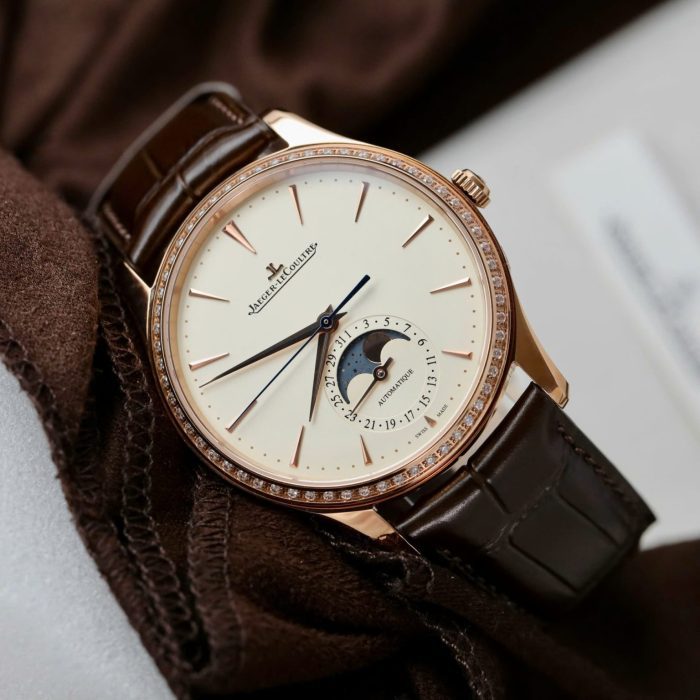 Jaeger-LeCoultre Master Ultra Thin Swiss 1:1 Grade Replica Watch Power Reserve Men’s Leather Strap 39mm
