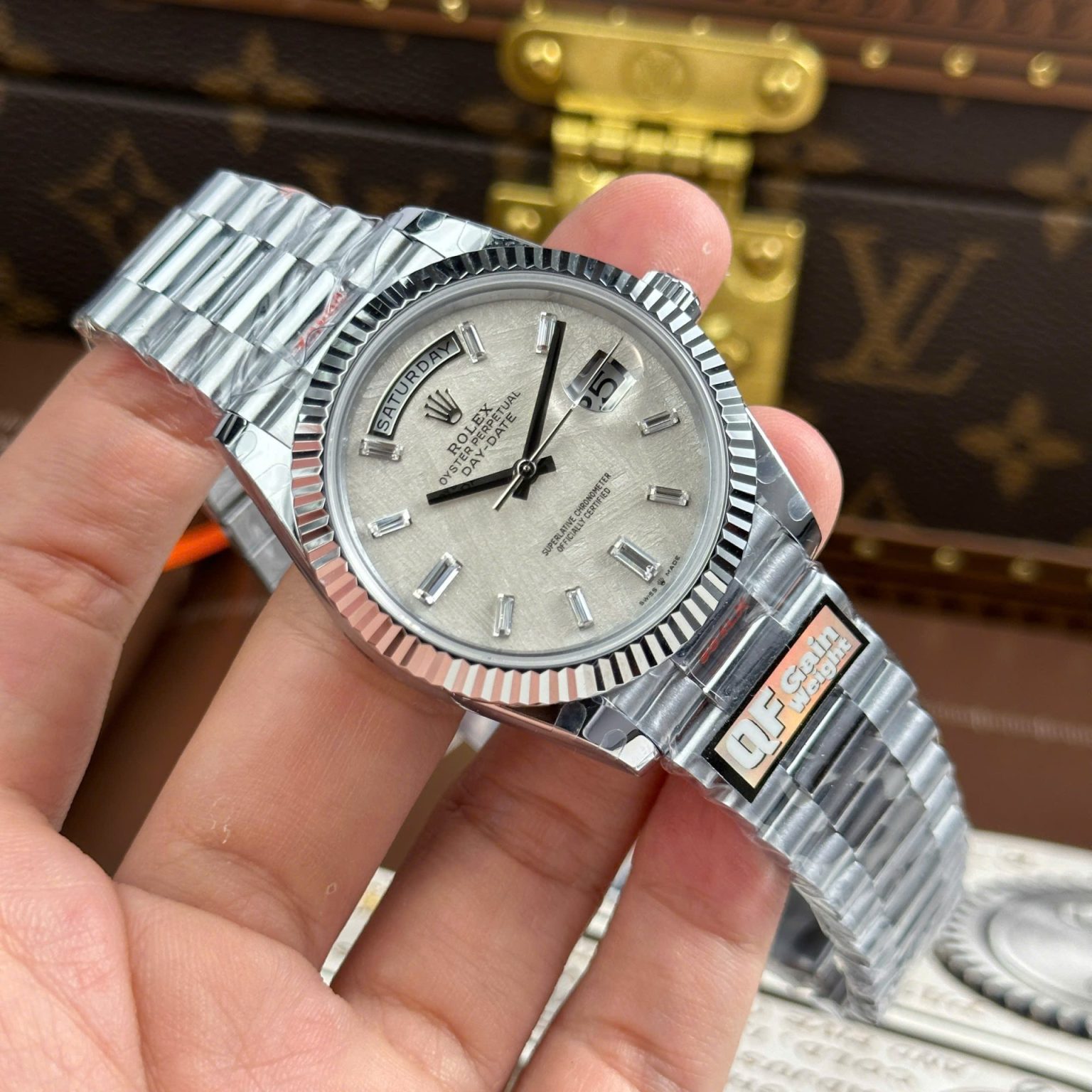 Rolex Day-Date Meteorite Dial 40mm Swiss 1:1 Grade Luxury Watch - Image 2