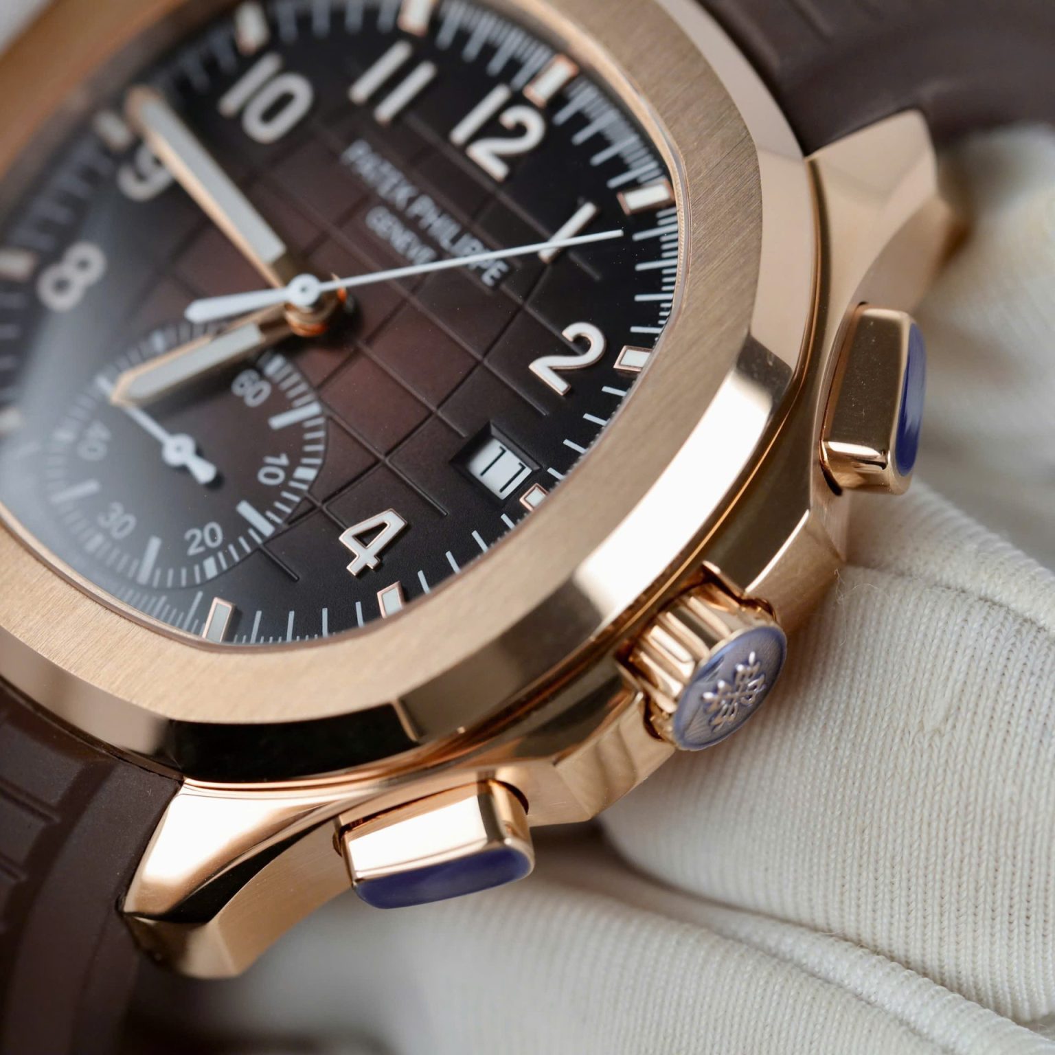 Patek Philippe Aquanaut 5968 Brown Dial 42.2mm Swiss 1:1 Grade Luxury Watch - Image 6