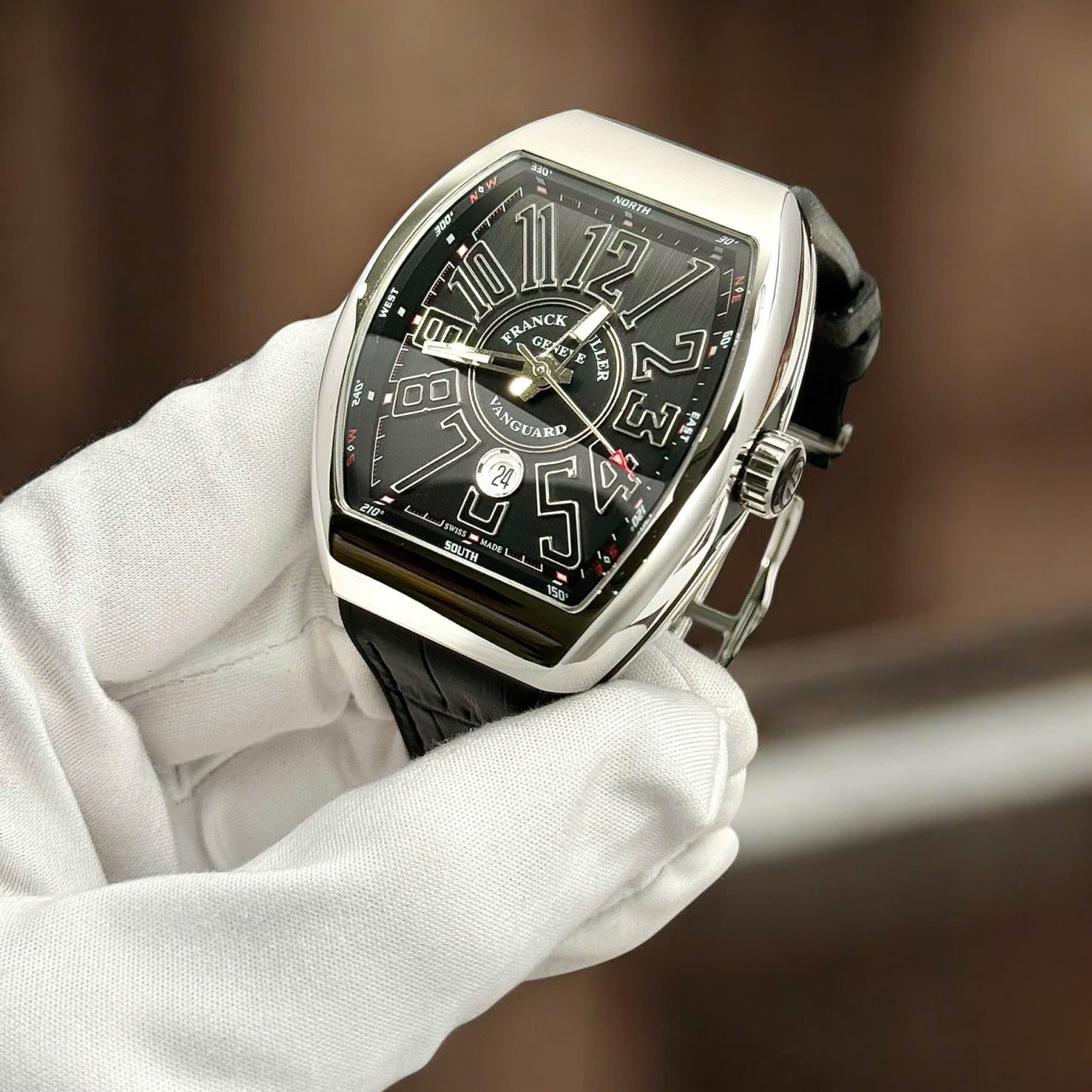 Franck Muller Vanguard V45 Black Dial 45mm Swiss 1:1 Grade Luxury Watch