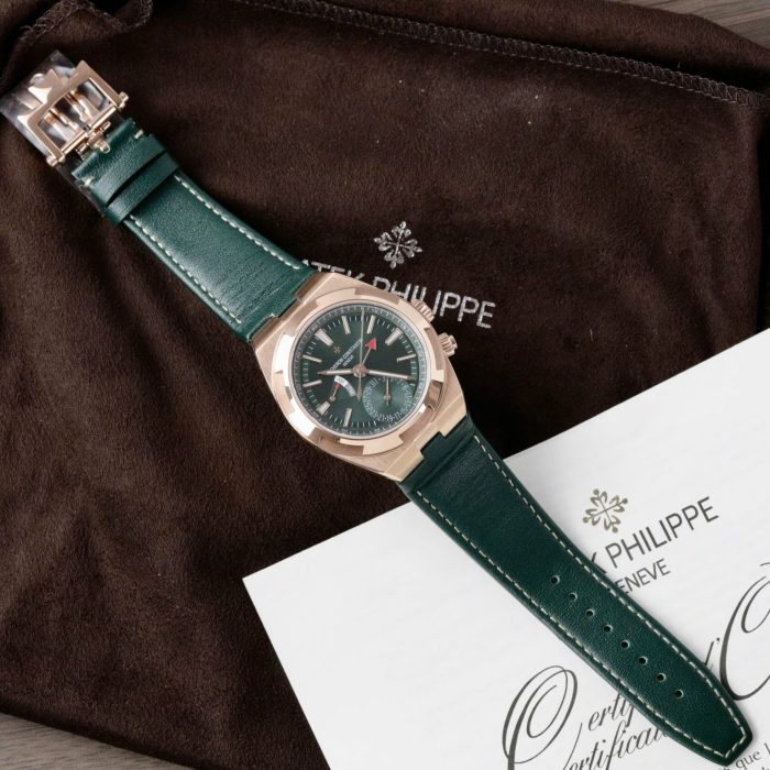 Vacheron Constantin Overseas Dual Time 7900V Green Dial 41mm Swiss 1:1 Grade Luxury Watch