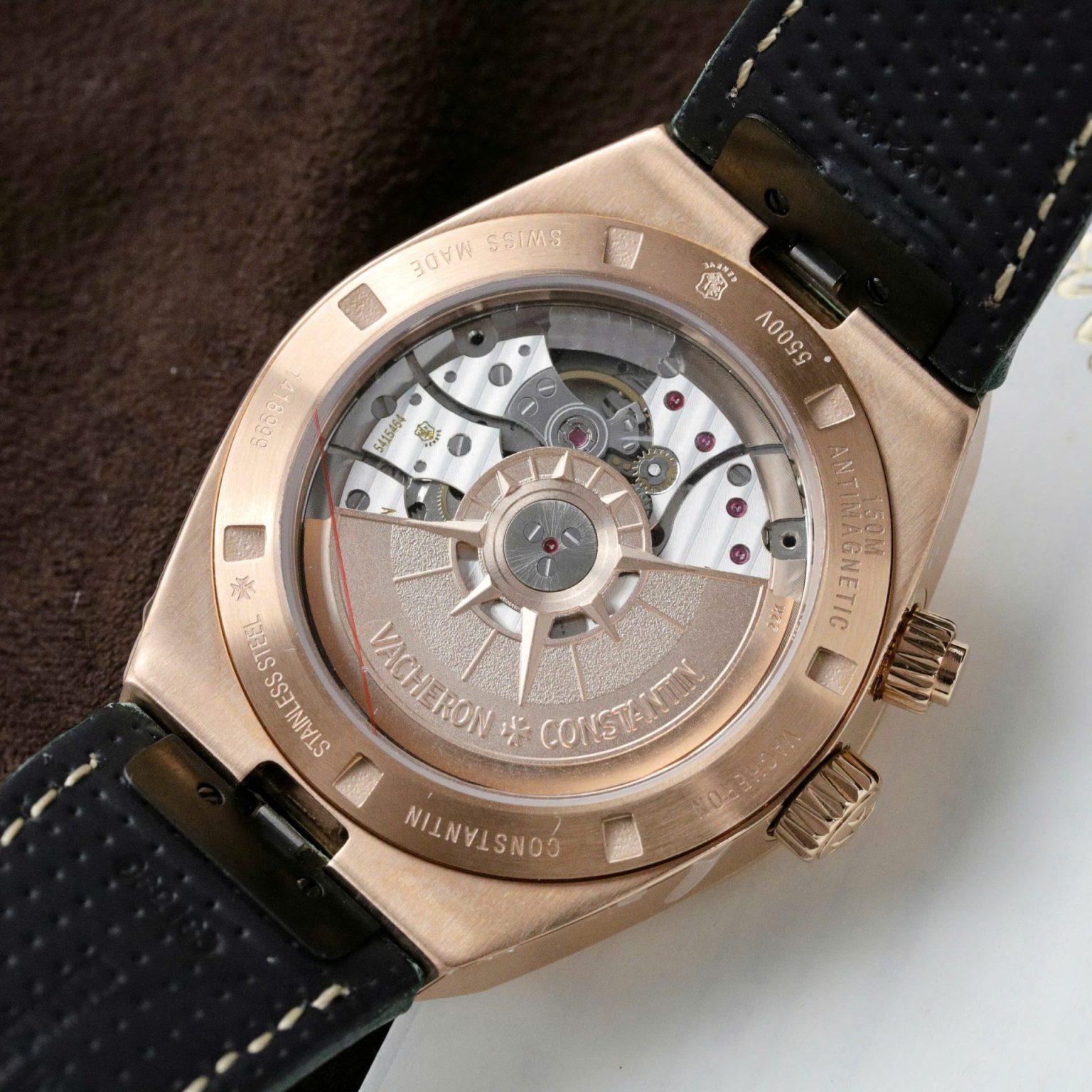 Vacheron Constantin Overseas Dual Time 7900V Green Dial 41mm Swiss 1:1 Grade Luxury Watch - Image 6