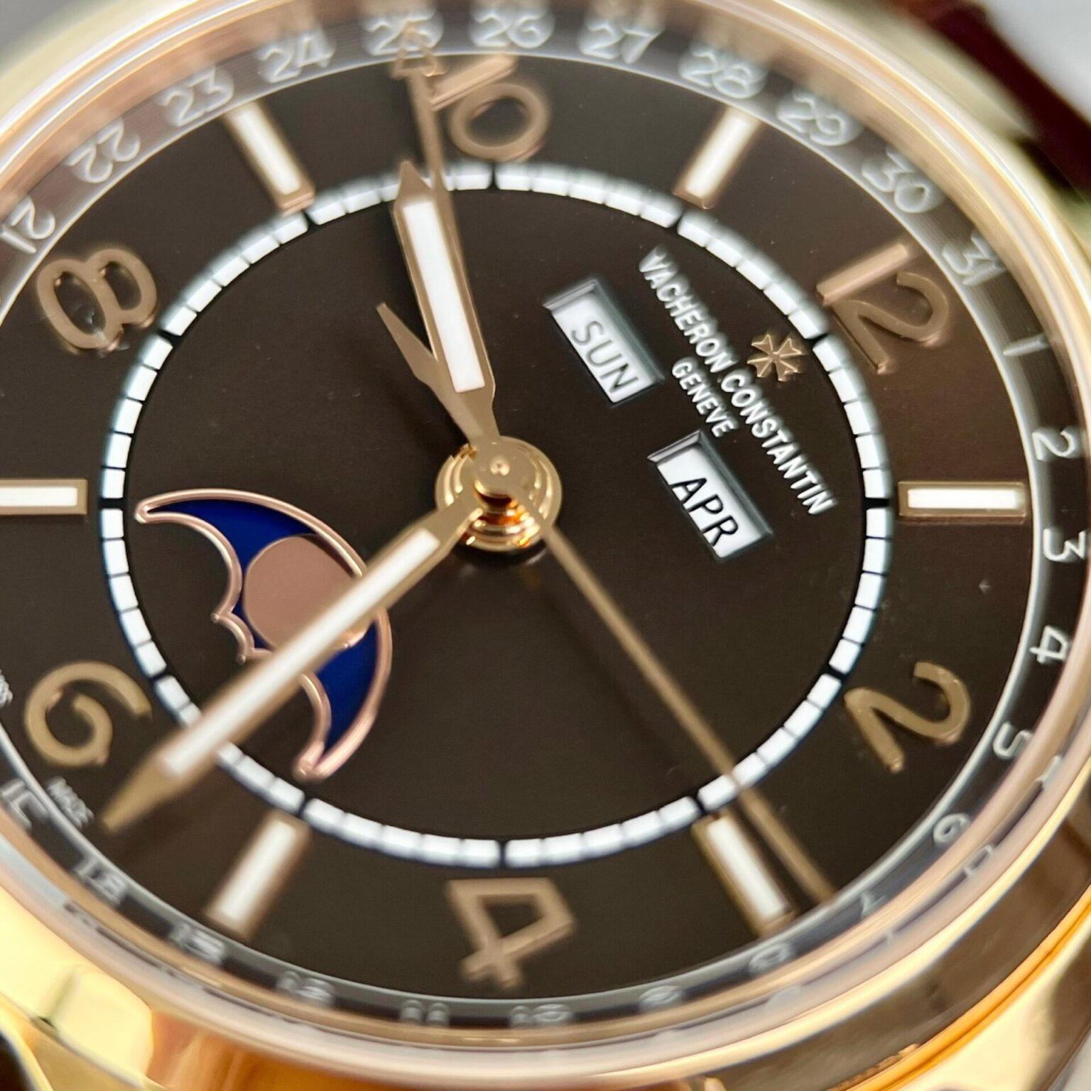 Vacheron Constantin Fiftysix 4000E Chocolate Dial 40mm Swiss 1:1 Grade Luxury Watch - Image 8