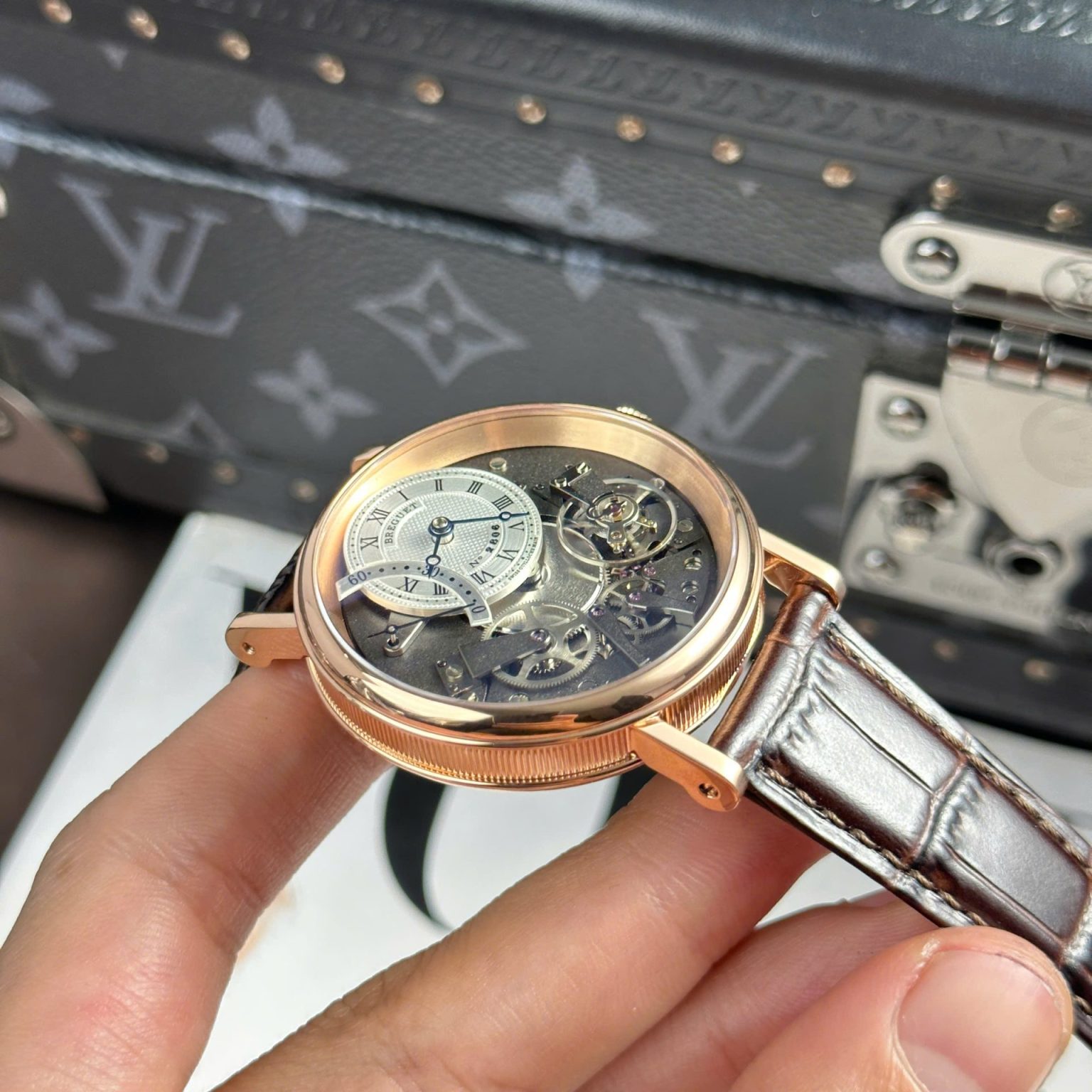 Breguet Tradition 7097 Rose Gold Dial 40mm Swiss 1:1 Grade Luxury Watch - Image 4