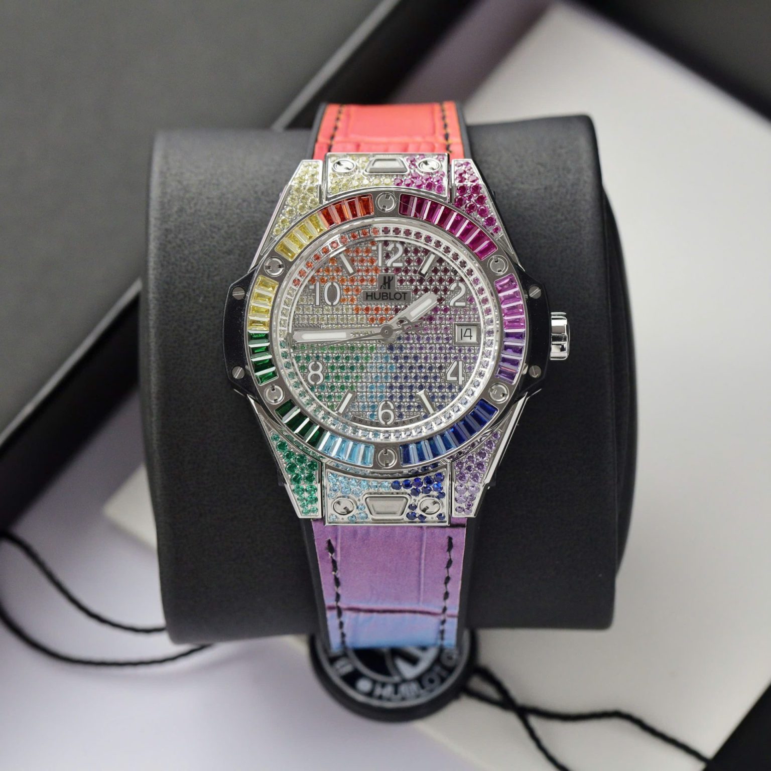 Hublot Big Bang One Click Rainbow 39mm Swiss 1:1 Grade Luxury Watch - Image 2