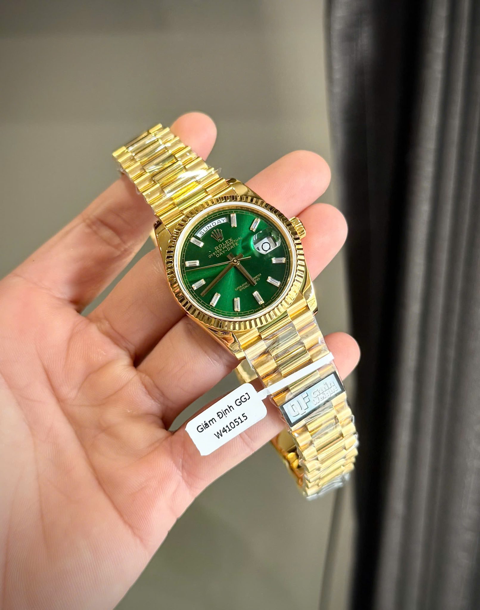 Rolex Day-Date 40mm Swiss 1:1 Grade – Green Dial (Model 128238-0130) - Image 3