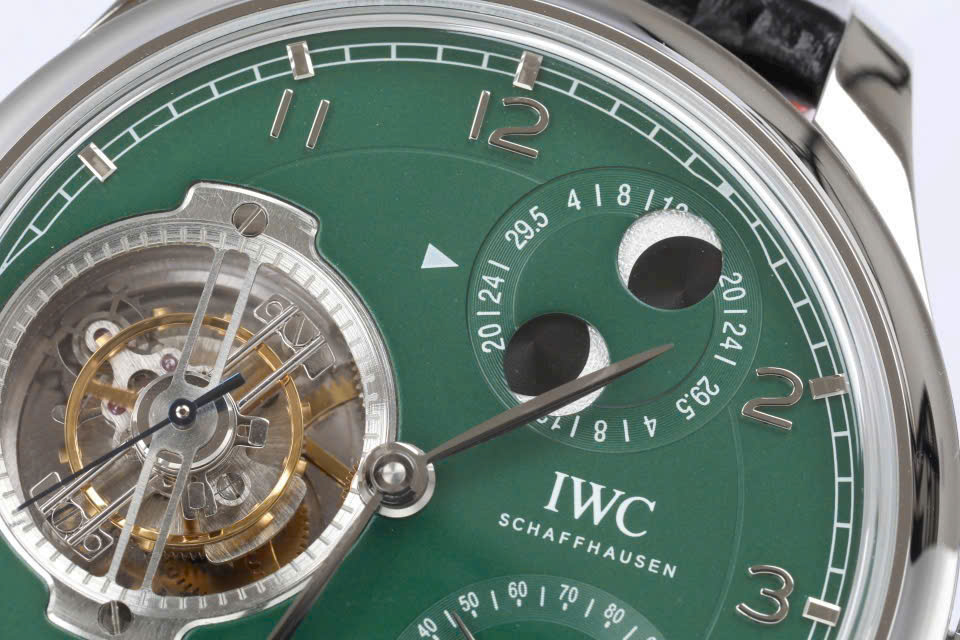 IWC Portugieser Constant-Force Tourbillon Edition “150 Years” Green Dial 46mm Swiss 1:1 Grade - Image 7