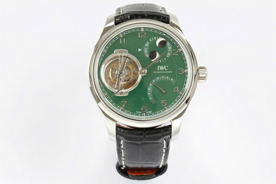 IWC Portugieser Constant-Force Tourbillon Edition “150 Years” Green Dial 46mm Swiss 1:1 Grade