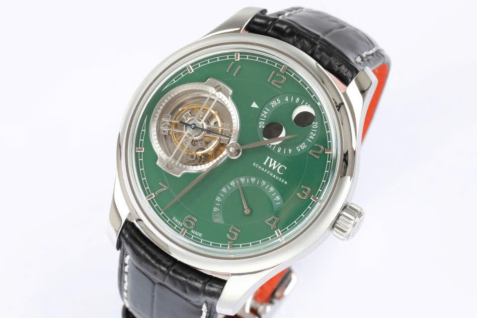 IWC Portugieser Constant-Force Tourbillon Edition “150 Years” Green Dial 46mm Swiss 1:1 Grade - Image 2