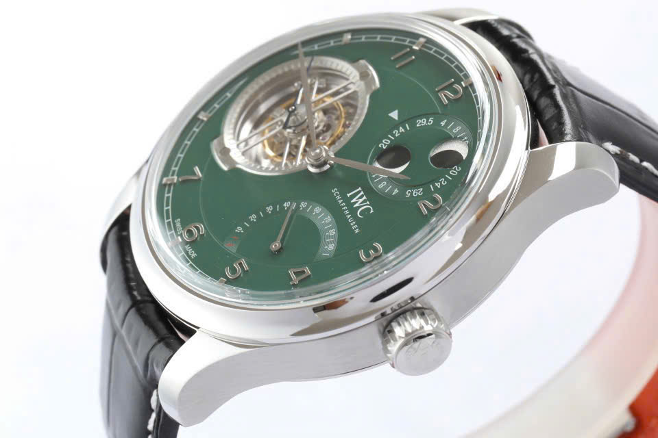 IWC Portugieser Constant-Force Tourbillon Edition “150 Years” Green Dial 46mm Swiss 1:1 Grade - Image 5