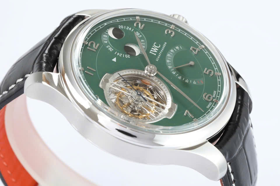 IWC Portugieser Constant-Force Tourbillon Edition “150 Years” Green Dial 46mm Swiss 1:1 Grade - Image 6