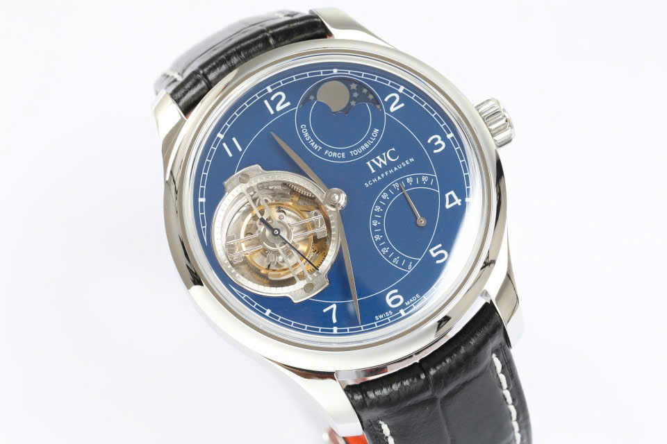IWC Portugieser Constant-Force Tourbillon Edition “150 Years” Blue Dial 46mm Swiss 1:1 Grade Watch - Image 2