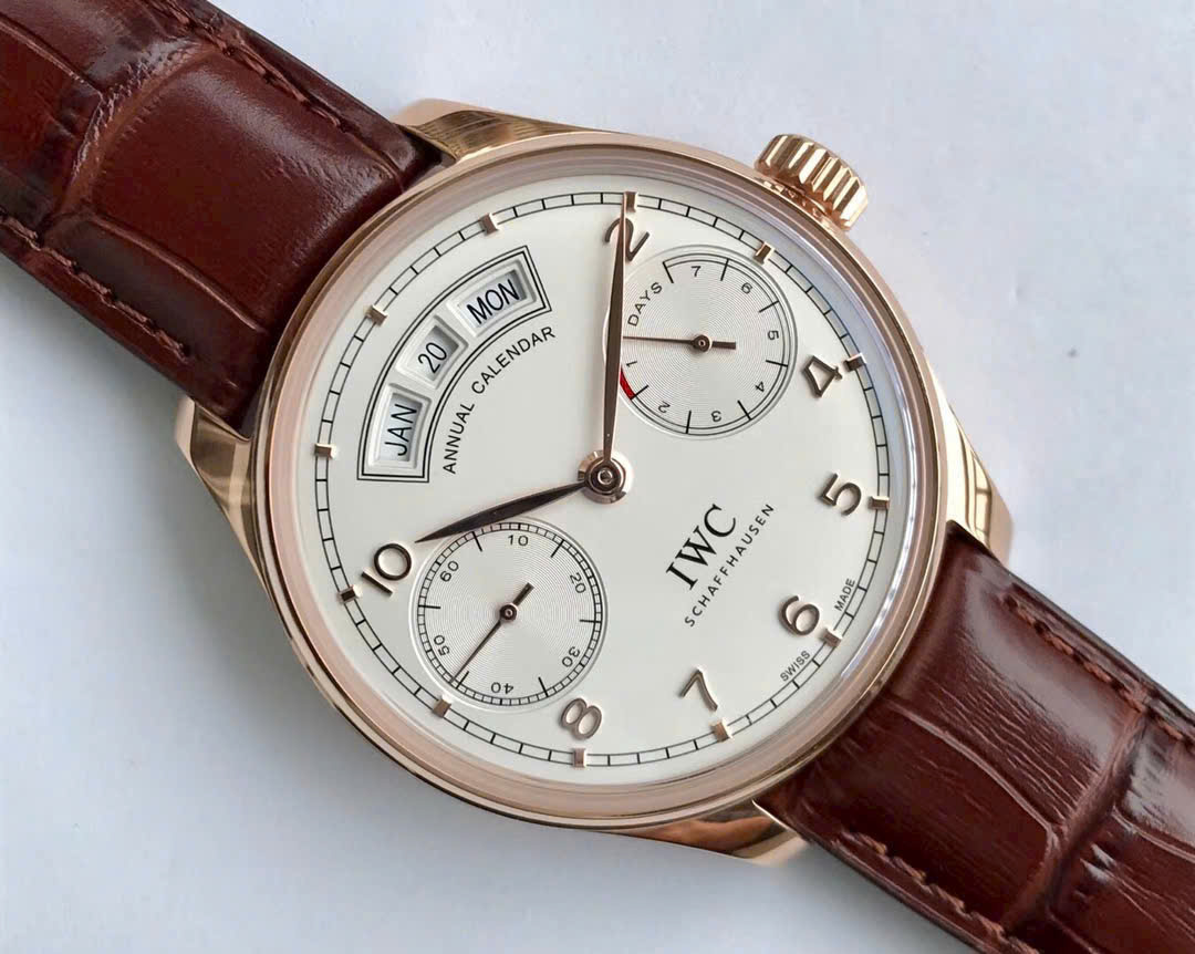 IWC Schaffhausen Annual Calendar 44mm Swiss 1:1 Grade Luxury Watch - Image 2