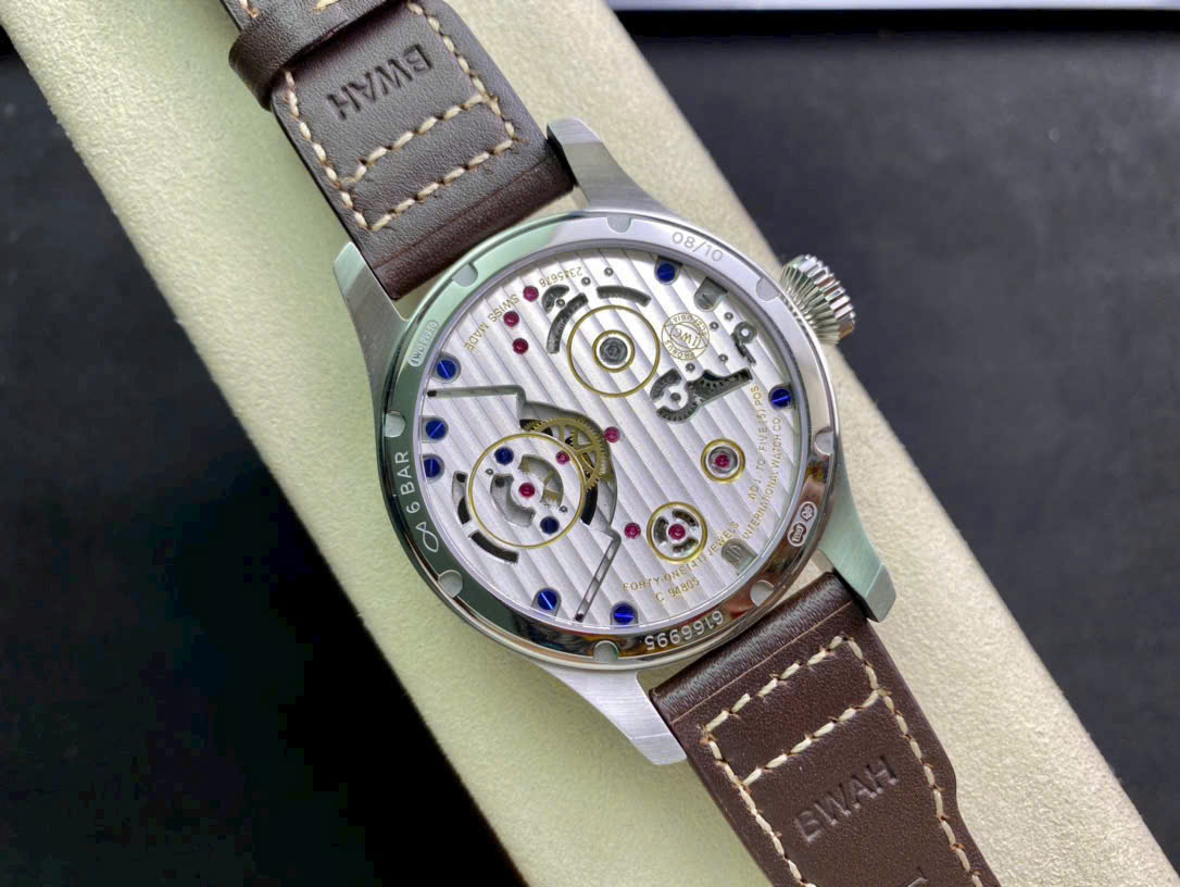 IWC Schaffhausen Tourbillon Moonphase 44mm Swiss 1:1 Grade Watch – Blue Dial - Image 7