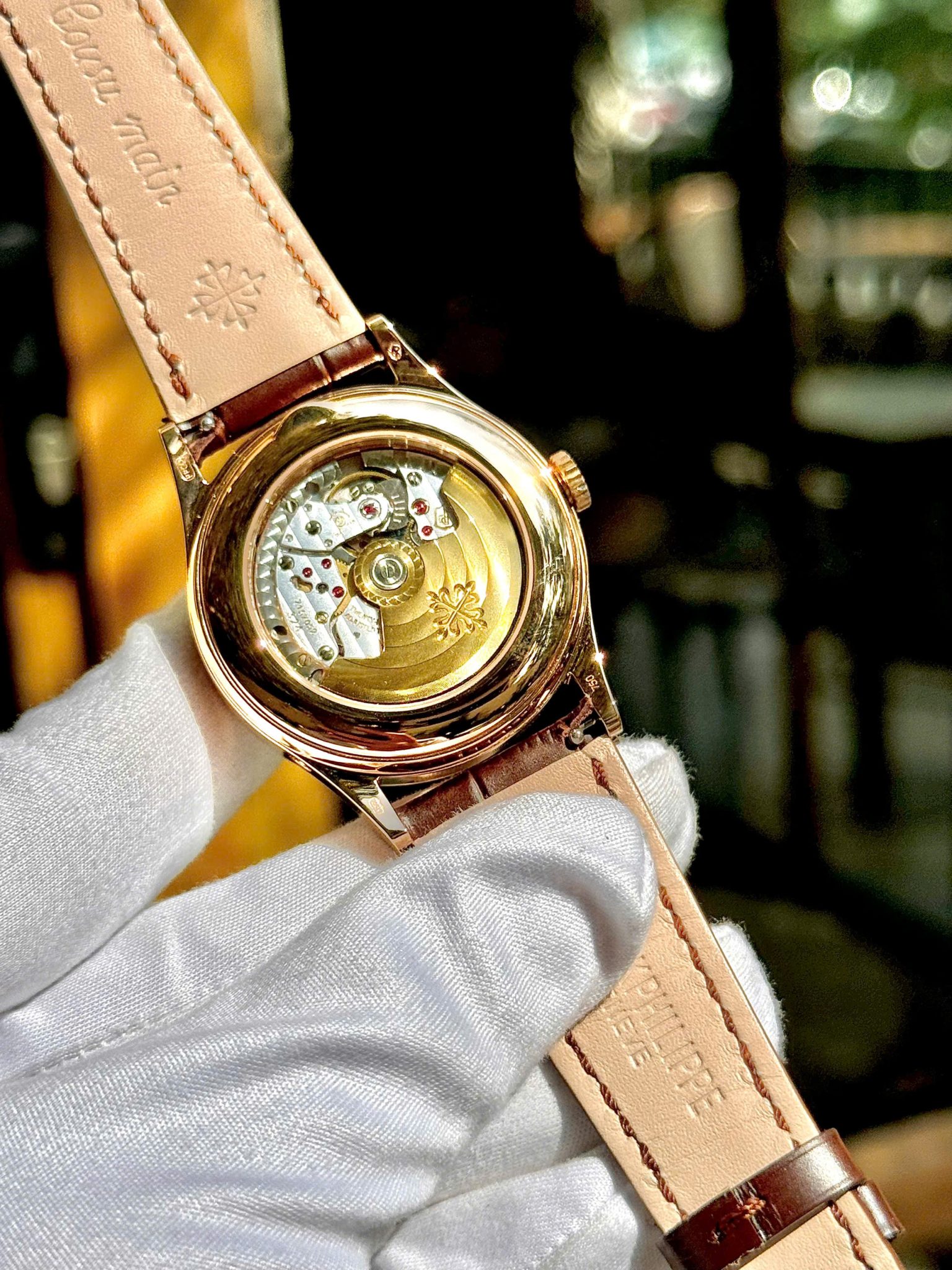 Patek Philippe Complications 5396R 38.5mm Swiss 1:1 Grade – Brown Leather Strap - Image 7