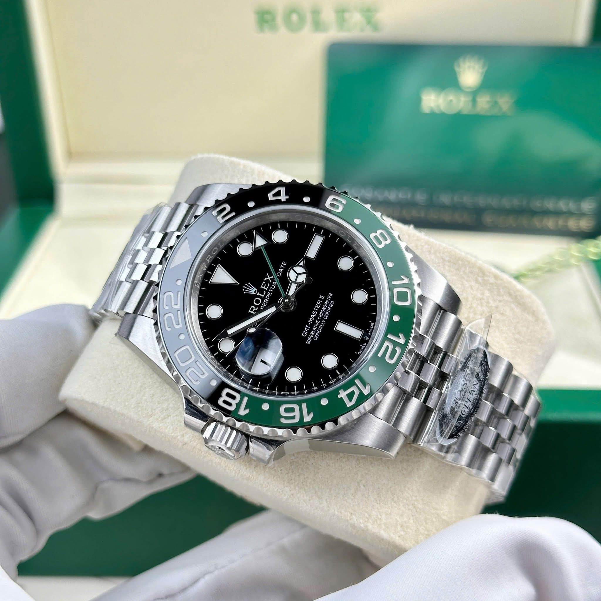 Rolex GMT-Master II “Sprite” Swiss 1:1 Grade Watch – Jubilee Bracelet - Image 2