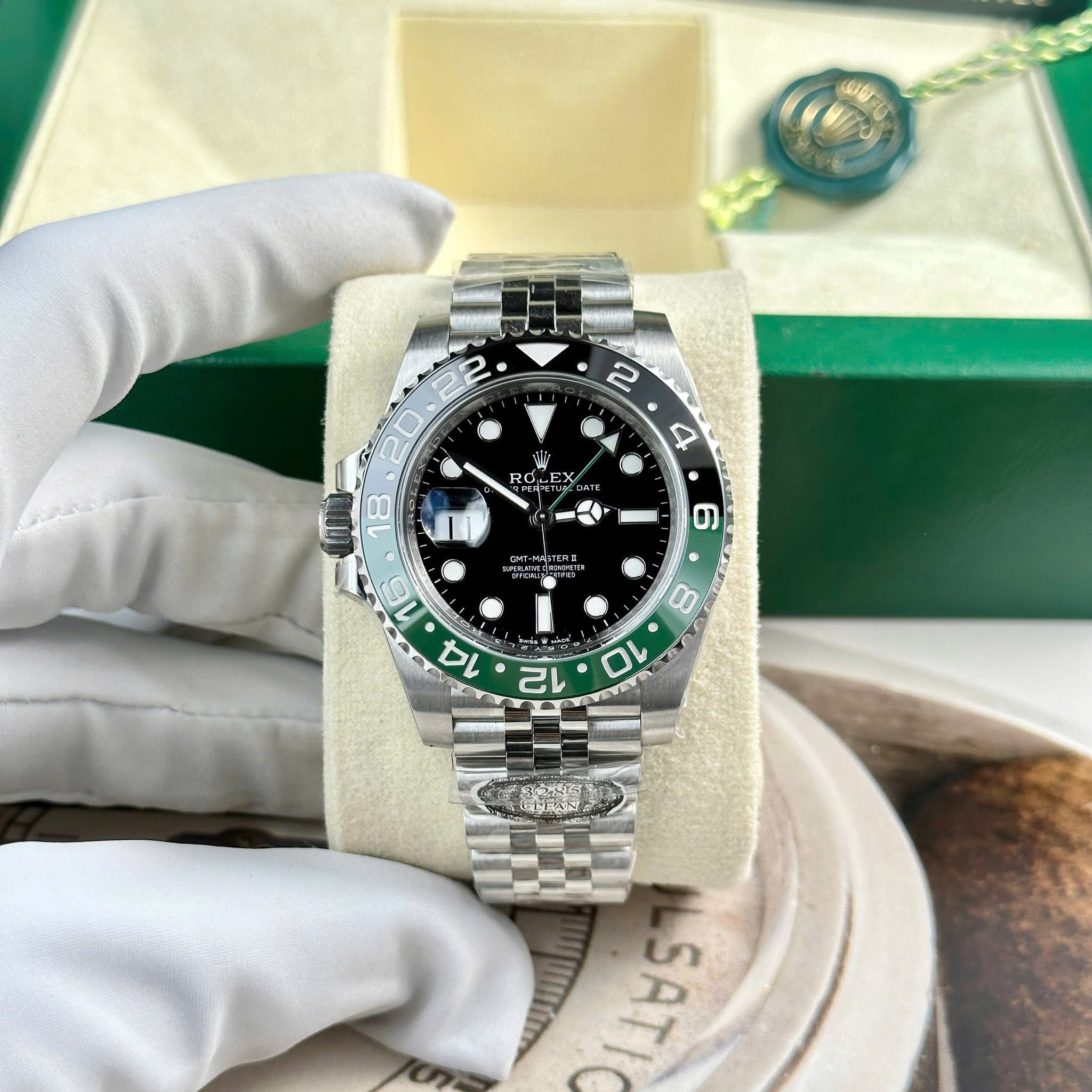 Rolex GMT-Master II “Sprite” Swiss 1:1 Grade Watch – Jubilee Bracelet