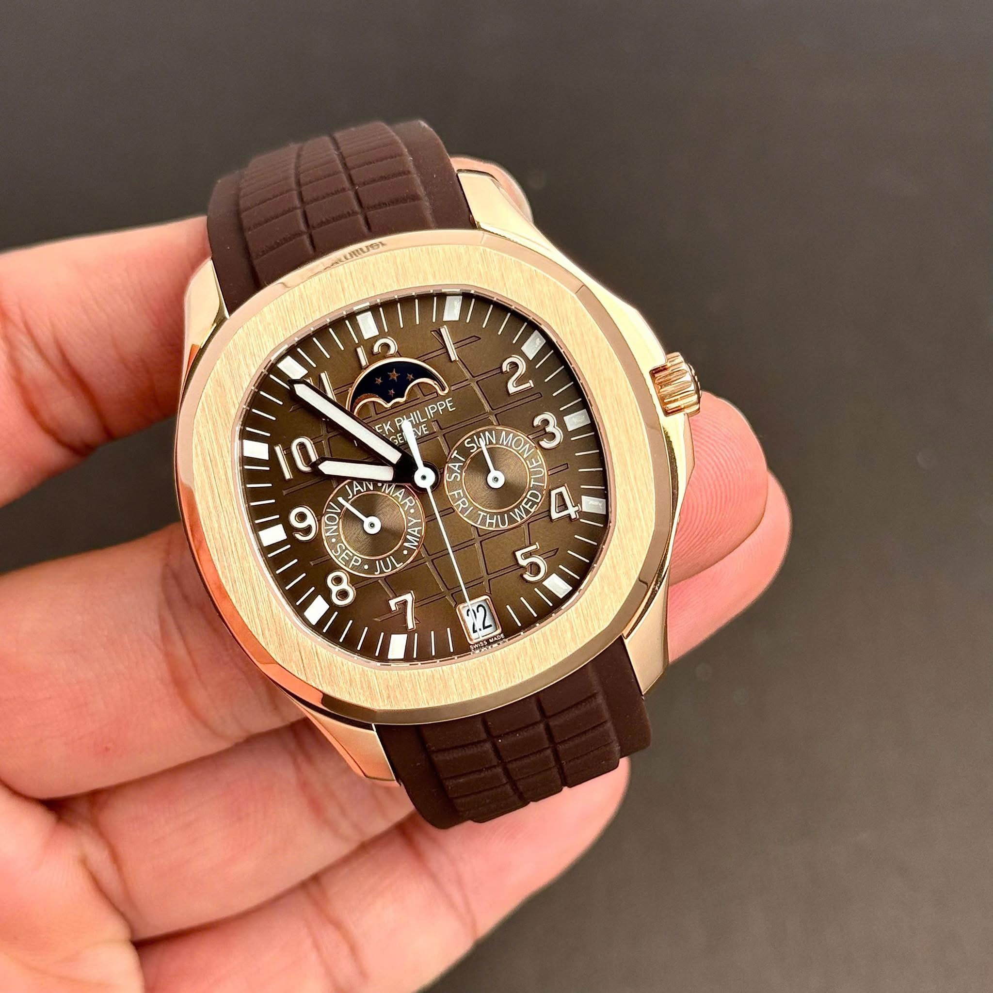 Patek Philippe Aquanaut 5261R Swiss 1:1 Grade – Brown Dial & Rose Gold Tone - Image 2