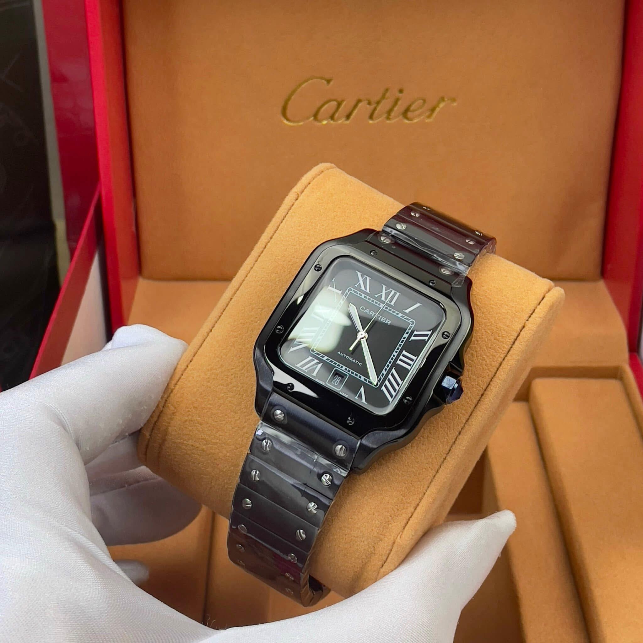 Cartier Santos de Cartier WSSA0039 Euro Grade – Black Dial - Image 5