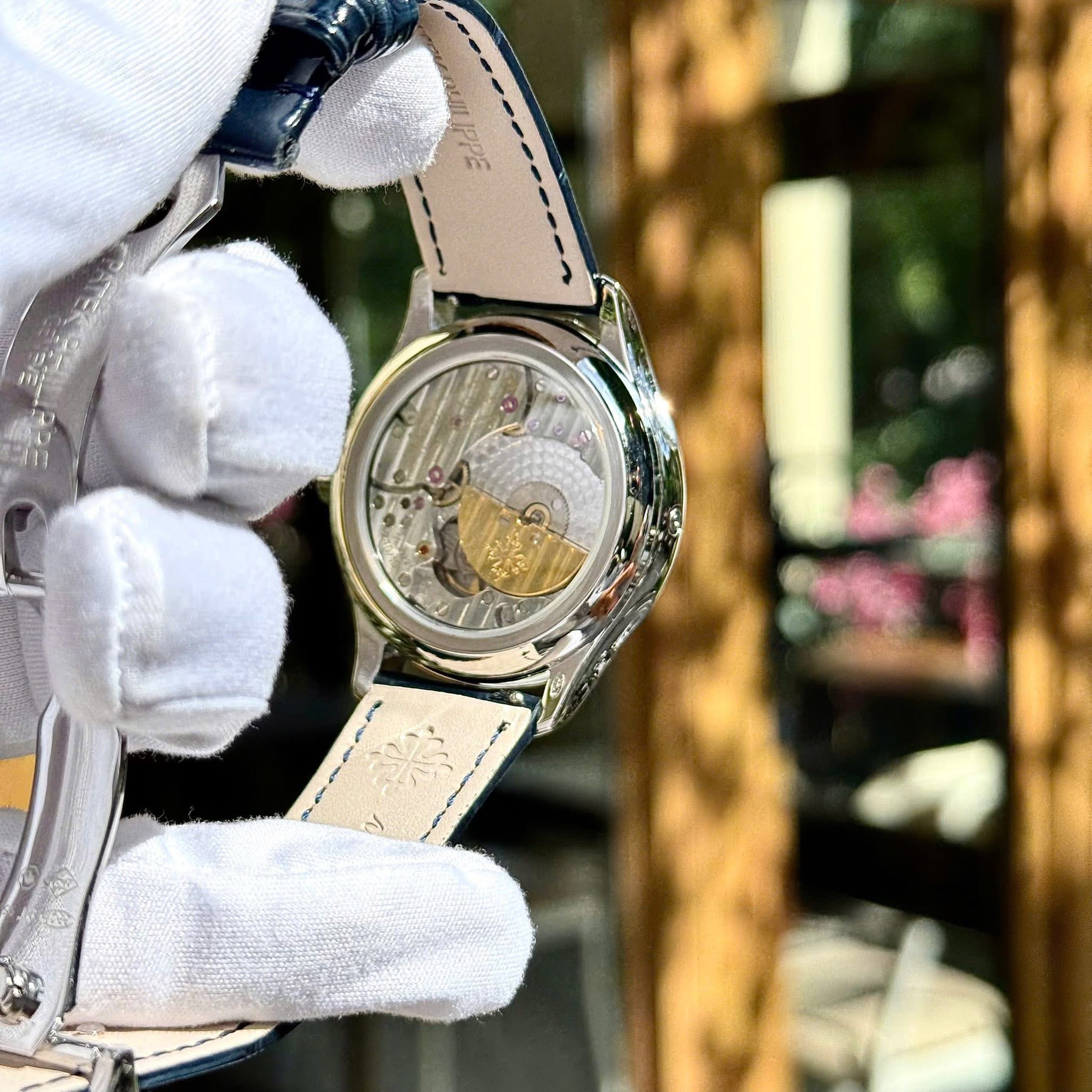 Patek Philippe Grand Complications 5327G-001 Swiss 1:1 Grade – Blue Dial & Silver Bezel - Image 3