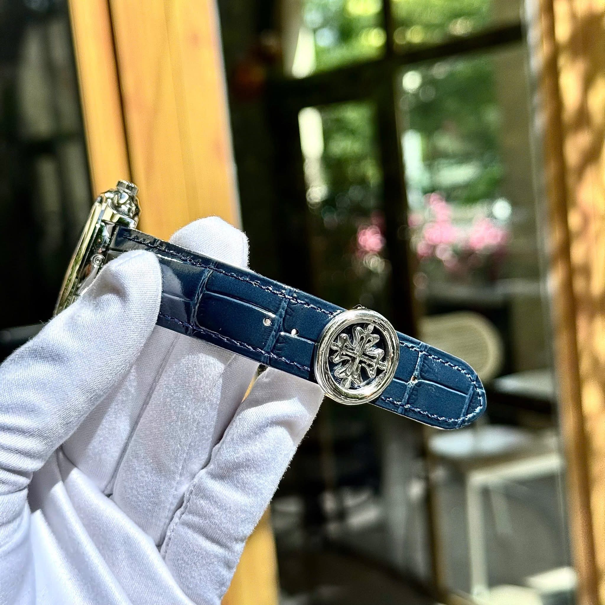 Patek Philippe Grand Complications 5327G-001 Swiss 1:1 Grade – Blue Dial & Silver Bezel - Image 8